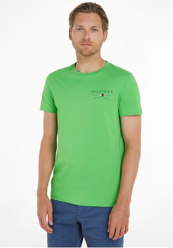 Tommy Hilfiger Rundhalsshirt »BRAND LOVE SMALL LOGO TEE«, in Basicform kaufen
