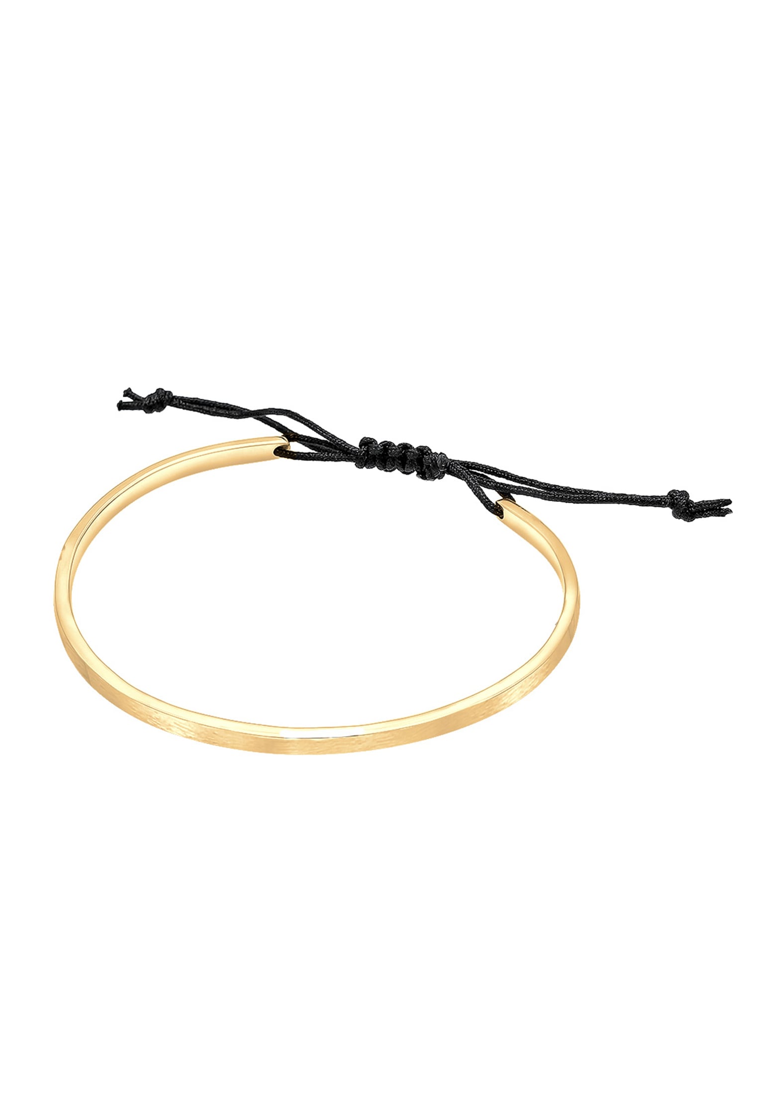 Elli Armkette »Armband Armreif Geo Basic Matt Verstellbar 925 Silber«