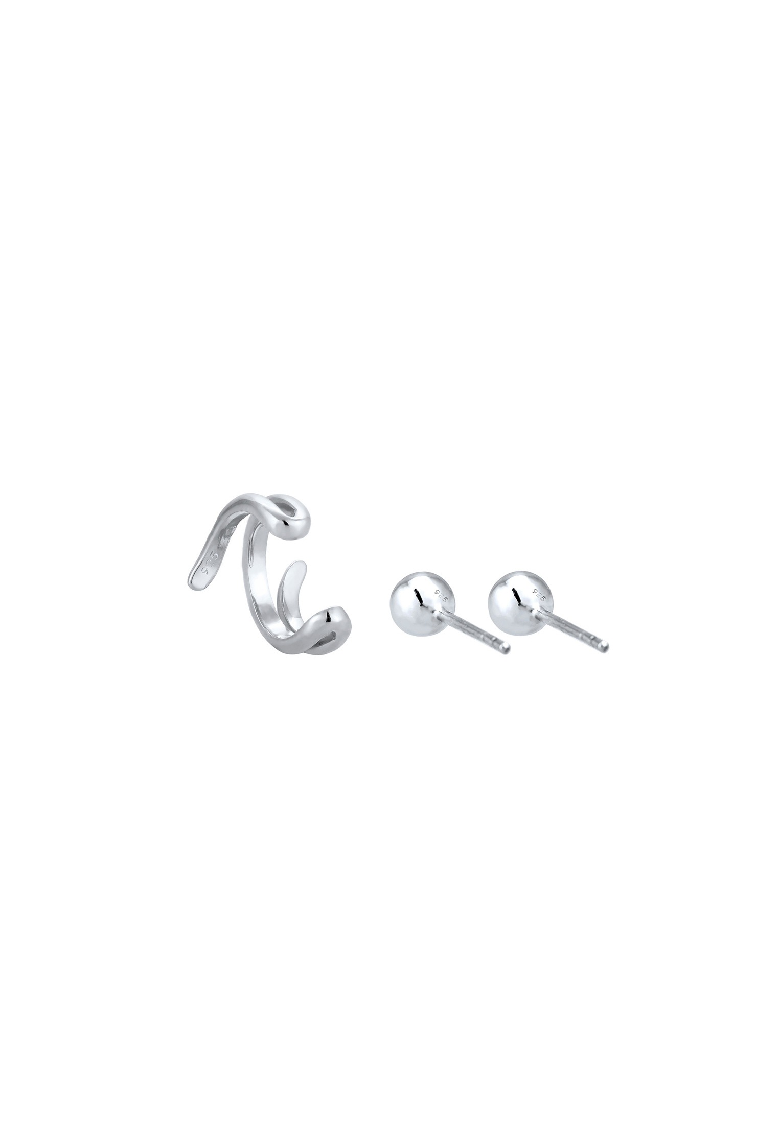 Elli Ohrstecker-Set »Ohrringe Ohrstecker Earcuff 2er Set 925 Sterling Silber«