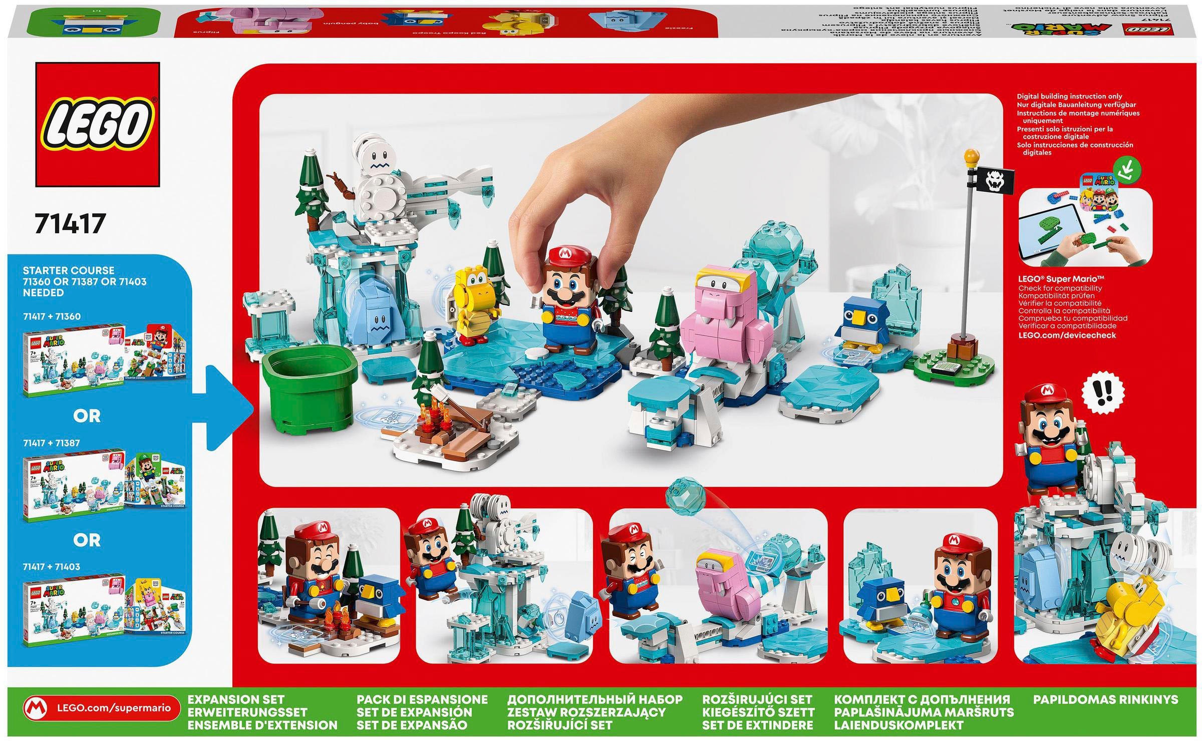 LEGO® Konstruktionsspielsteine »Kahlross-Abenteuer – Erweiterungsset (71417), LEGO® Super Mario«, (567 St.), Made in Europe
