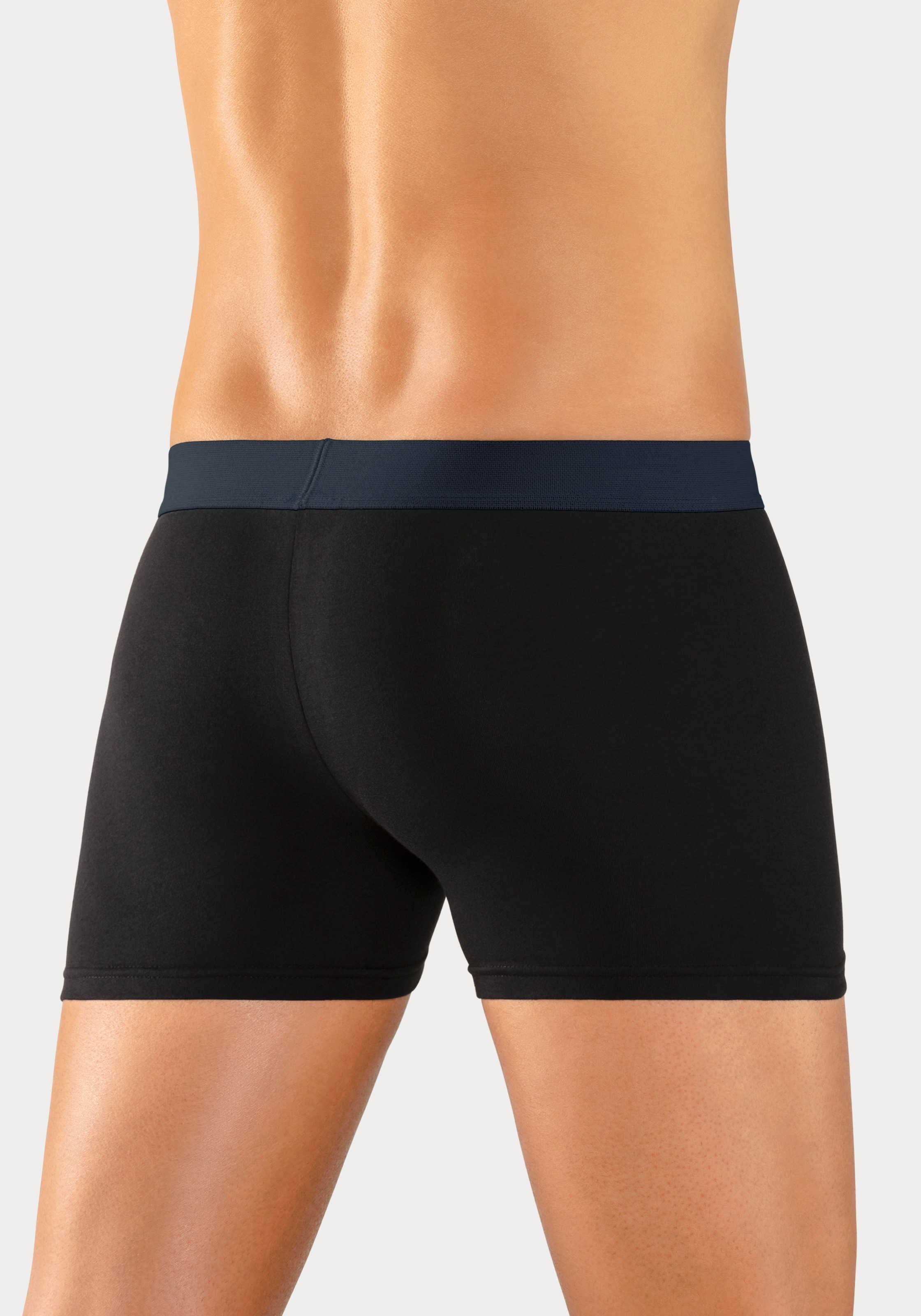 s.Oliver Boxer »Boxershorts für Herren«, (Packung, 4 St.), mit kontrastfarbenem Webbund