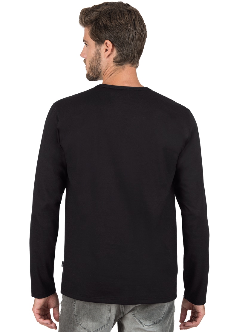 Trigema Longsleeve »TRIGEMA Langarmshirt mit Knopfleiste« 1 Stk.