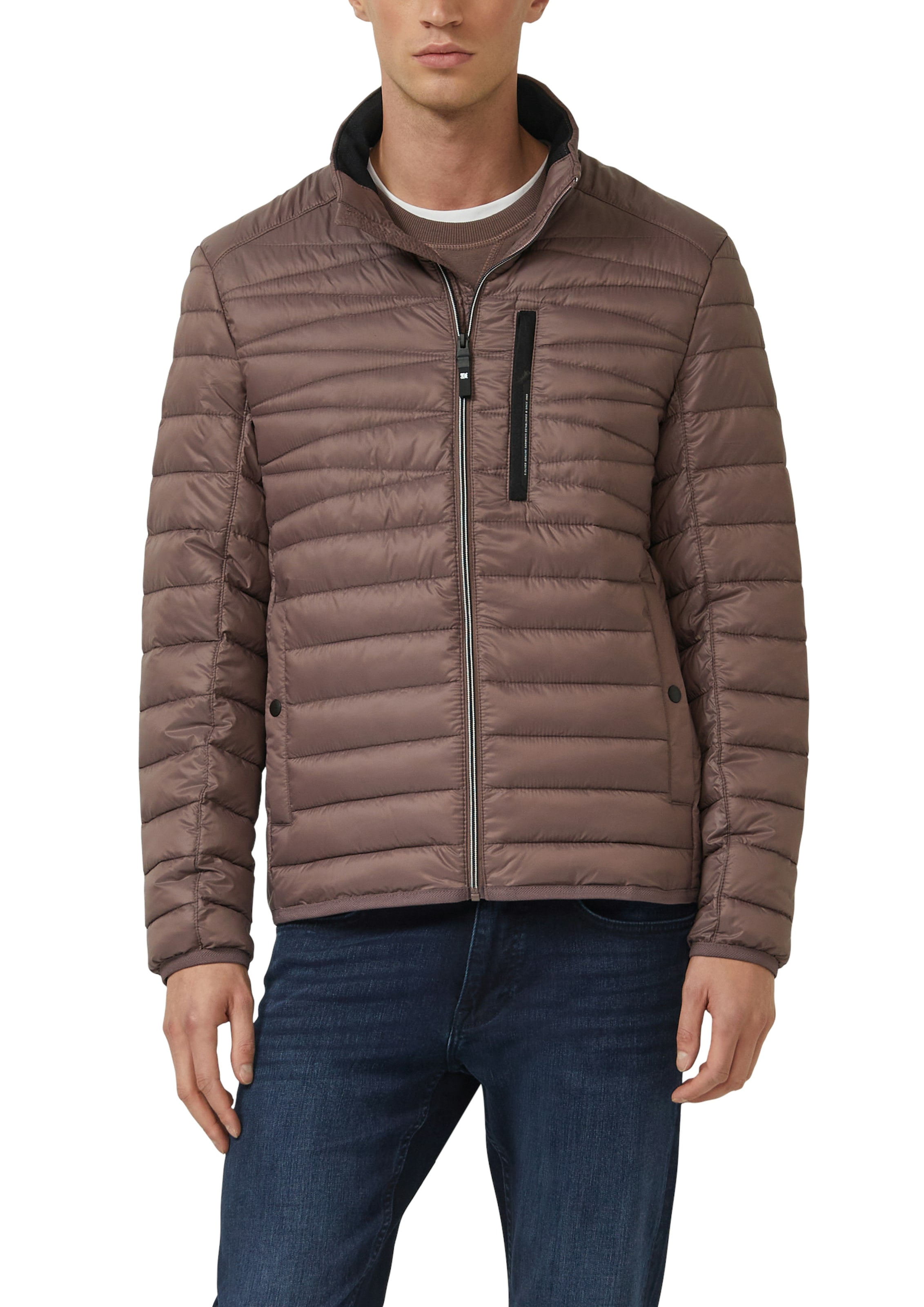 s.Oliver Steppjacke ohne Kapuze mit Stehkragen und Reißverschluss