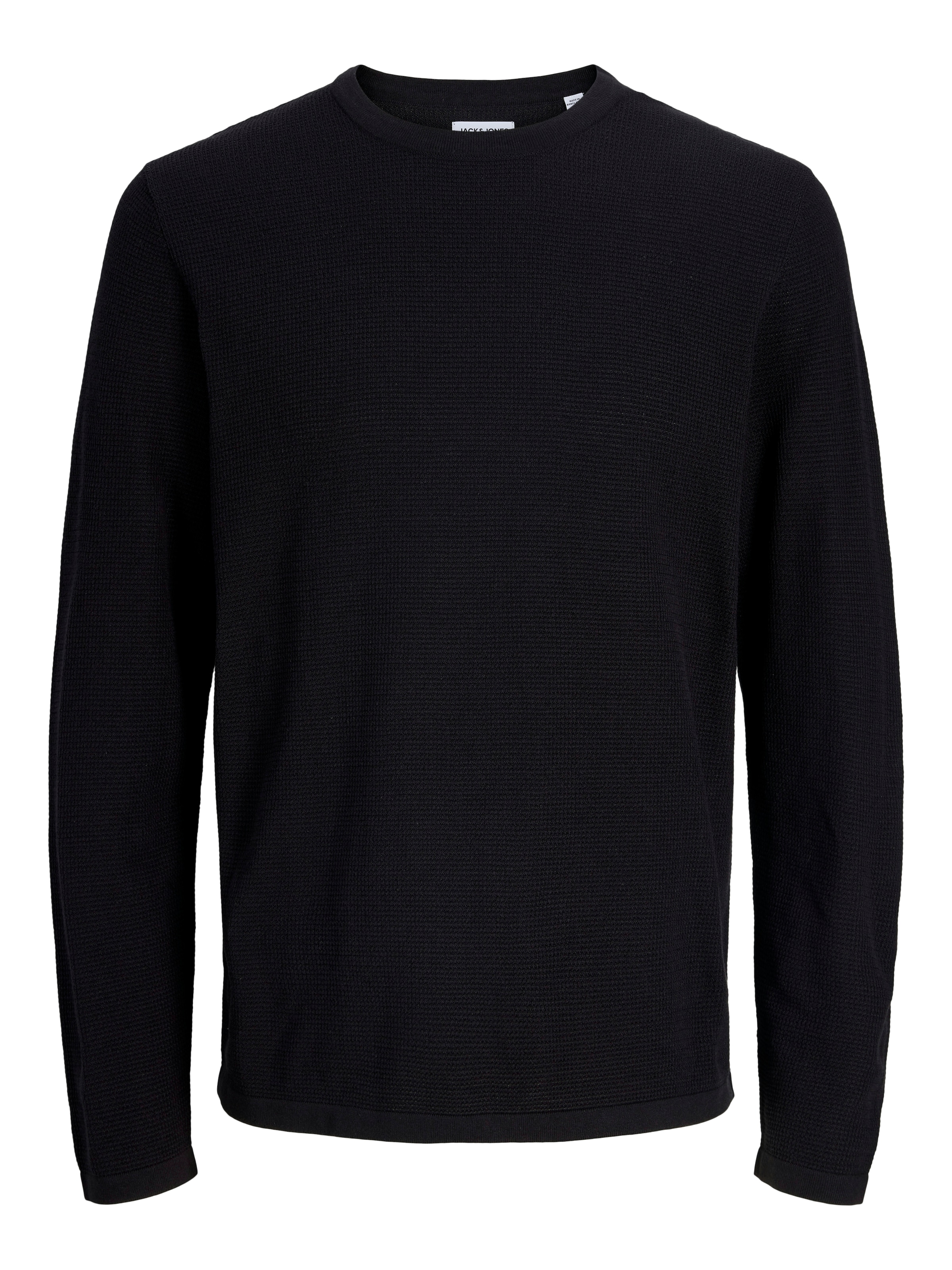 Jack & Jones Rundhalspullover »JJEAUSTIN KNIT CREW NECK NOOS« Baumwollmischung, regular fit