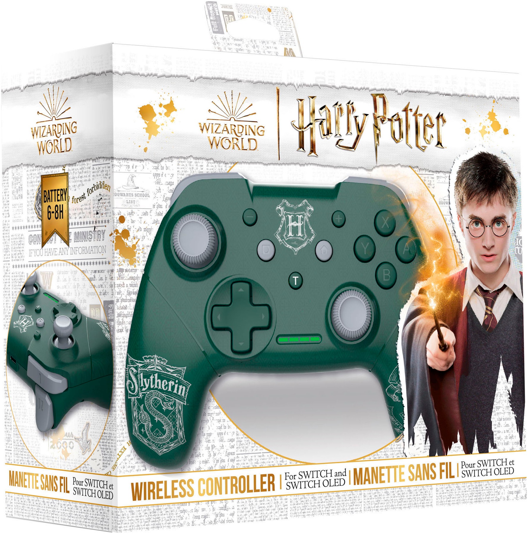 Freaks and Geeks Nintendo-Controller »Harry Potter Slytherin Wireless«