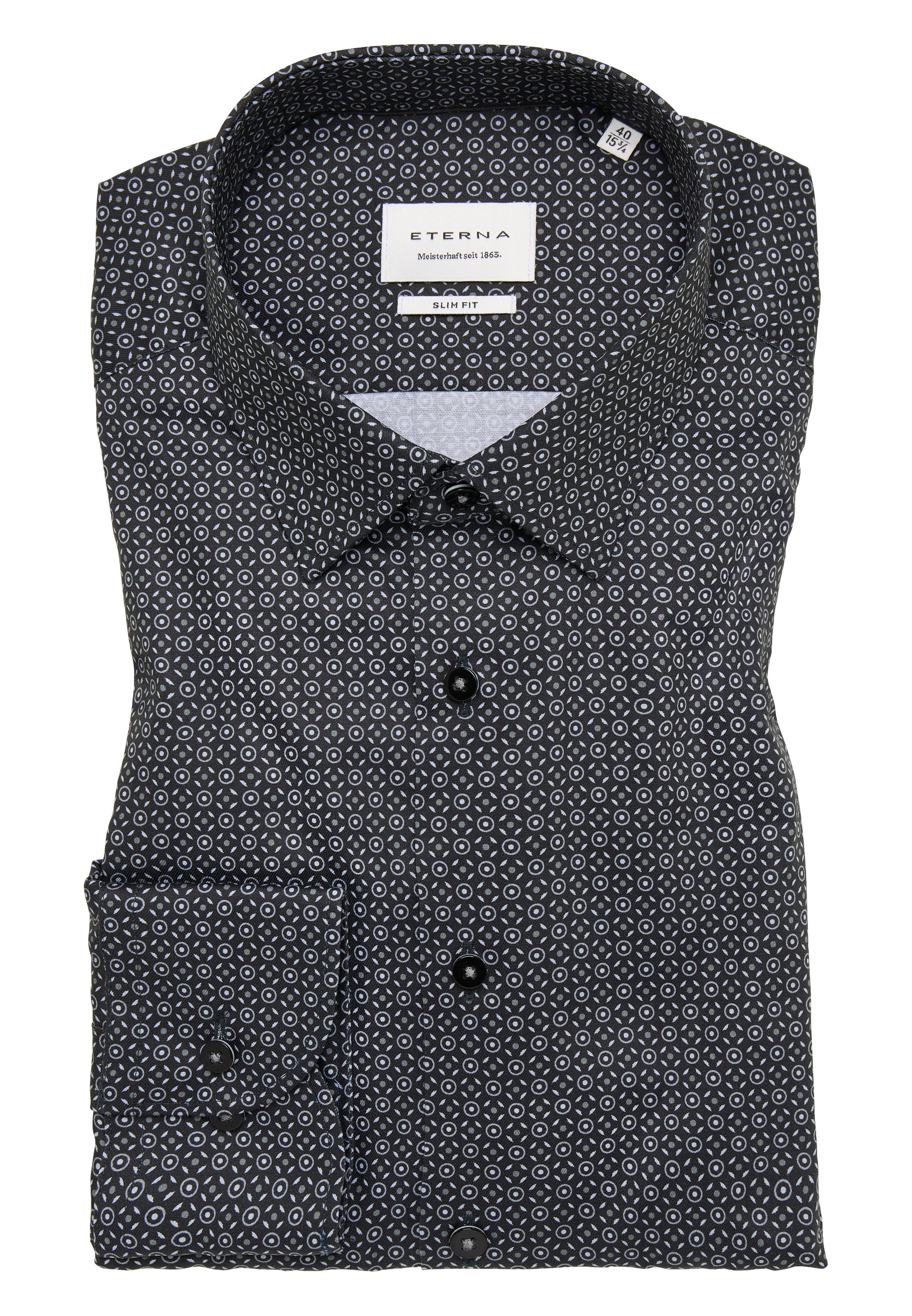 Eterna Langarmhemd »SLIM FIT«, NON IRON (bügelfrei)