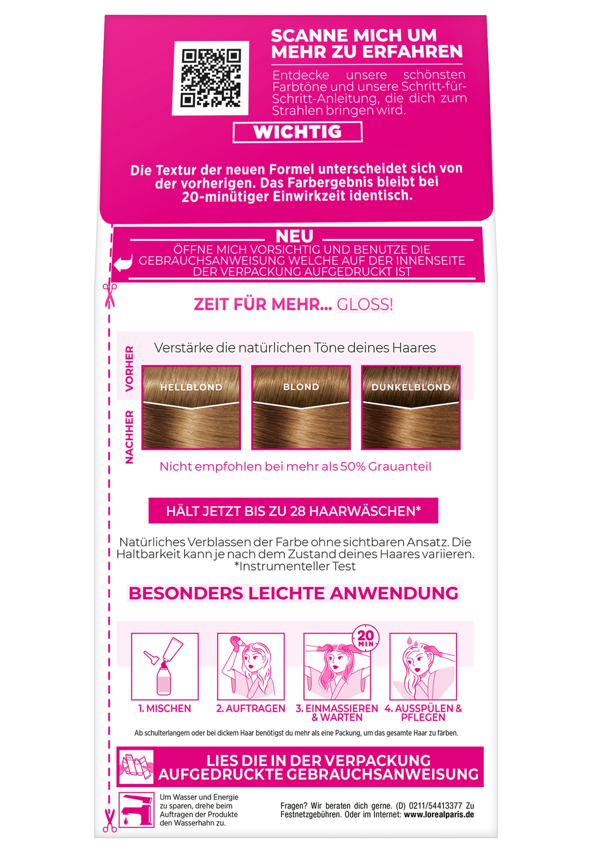 L'ORÉAL PARIS Coloration »L'Oréal Paris Casting Crème Gloss (3 Stück)«