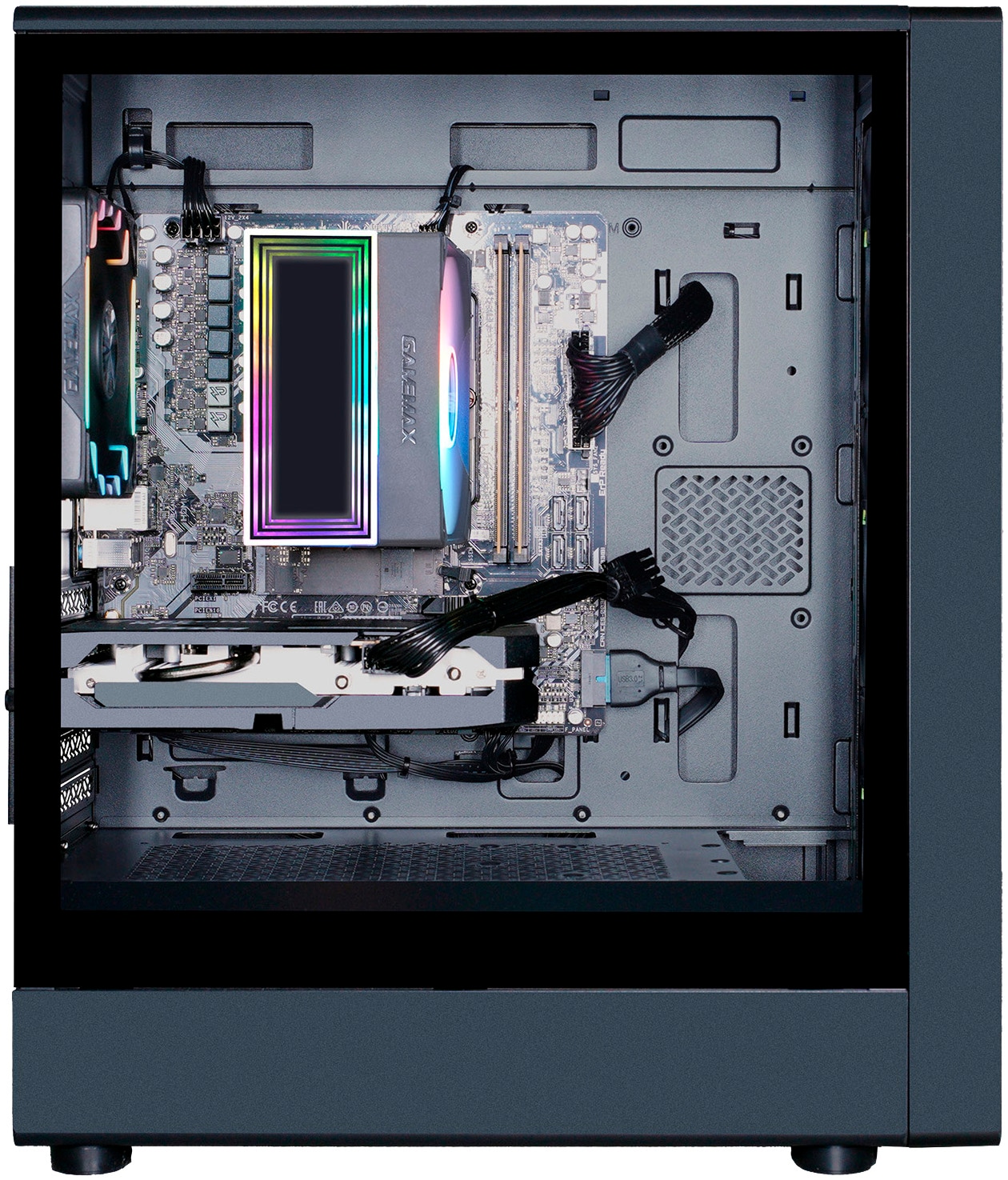GAMEMAX Gaming-PC »AERIS GB 8174 AMD Ryzen 7 9700X 32GB DDR5 1TB SSD RX 9070 XT« Windows 11, DDR5 RAM