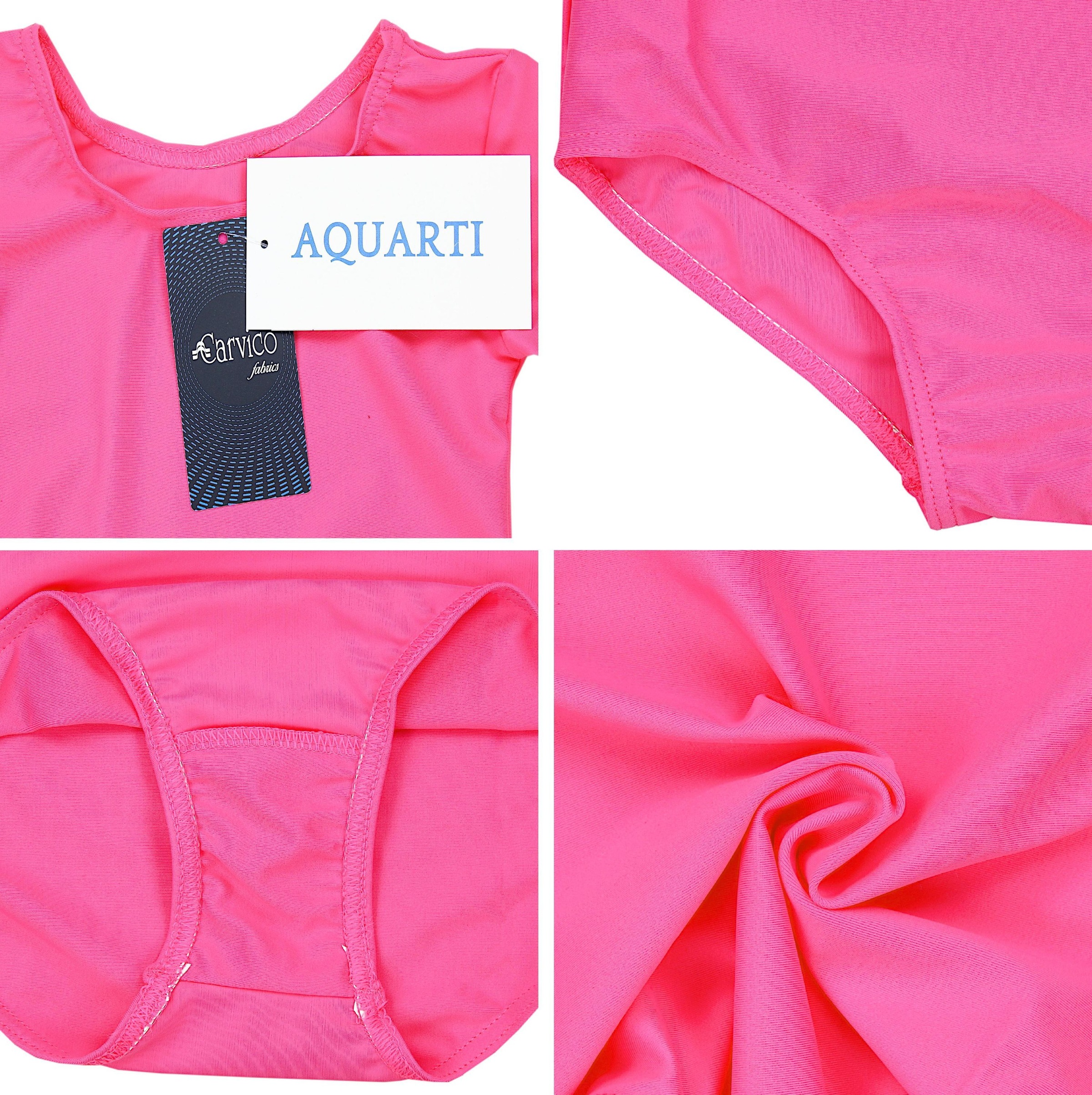 AQUARTI Turnanzug »Body Mädchen Gymnastikanzug Kurzarm«