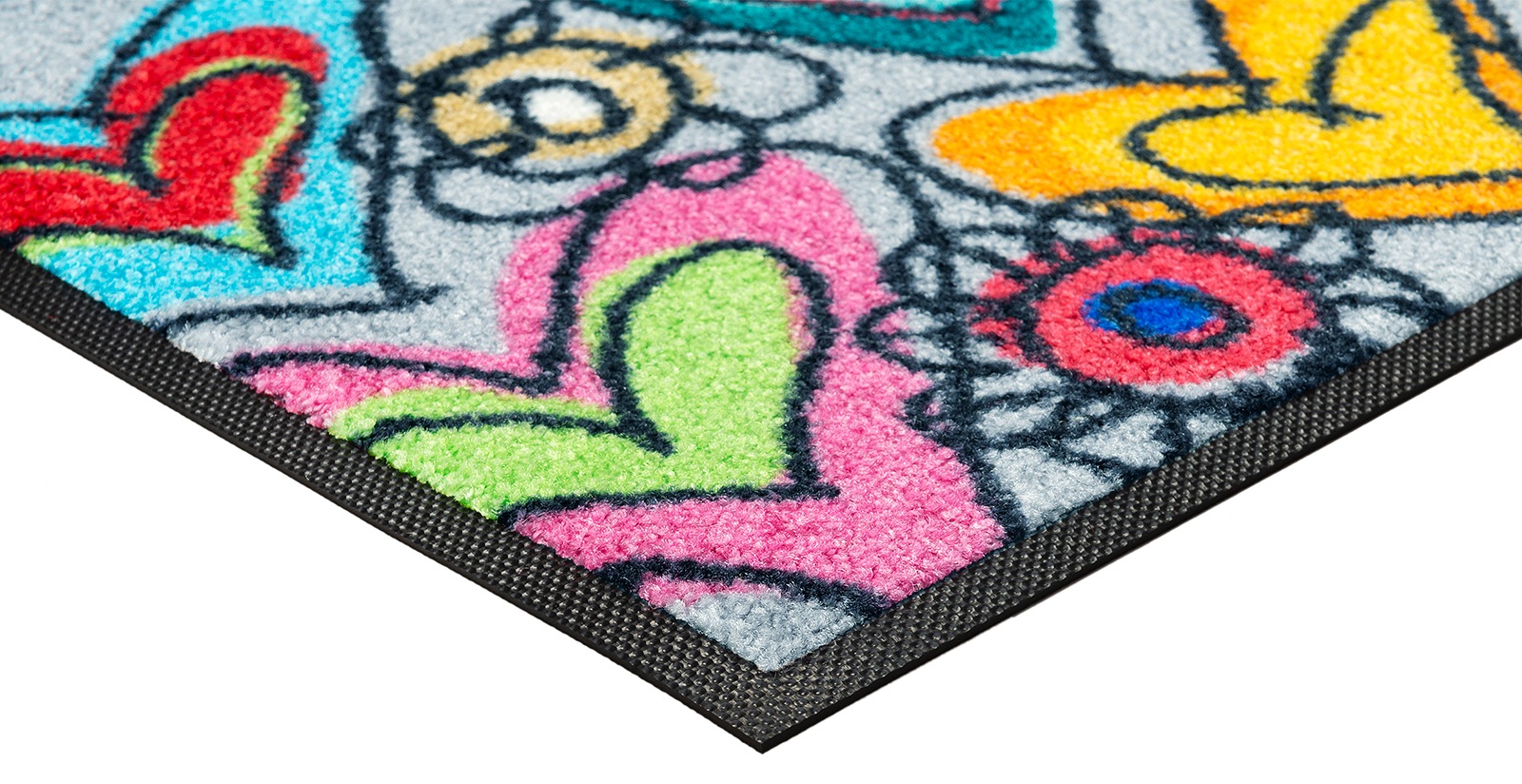 wash+dry by Kleen-Tex Fußmatte »With Love, all things are possible«, rechteckig, 7 mm Höhe