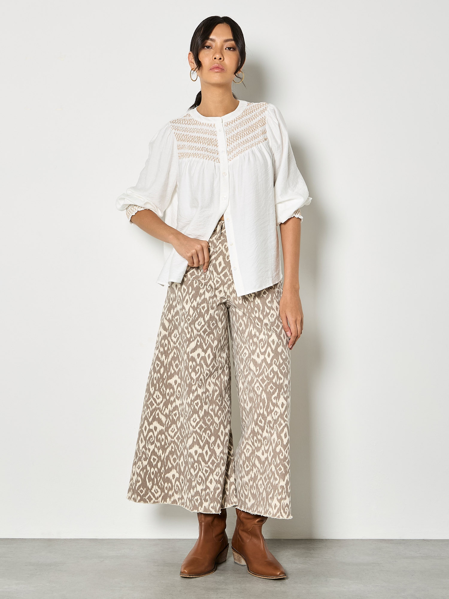 Apricot Klassische Bluse »Bluse« mit Stickerei