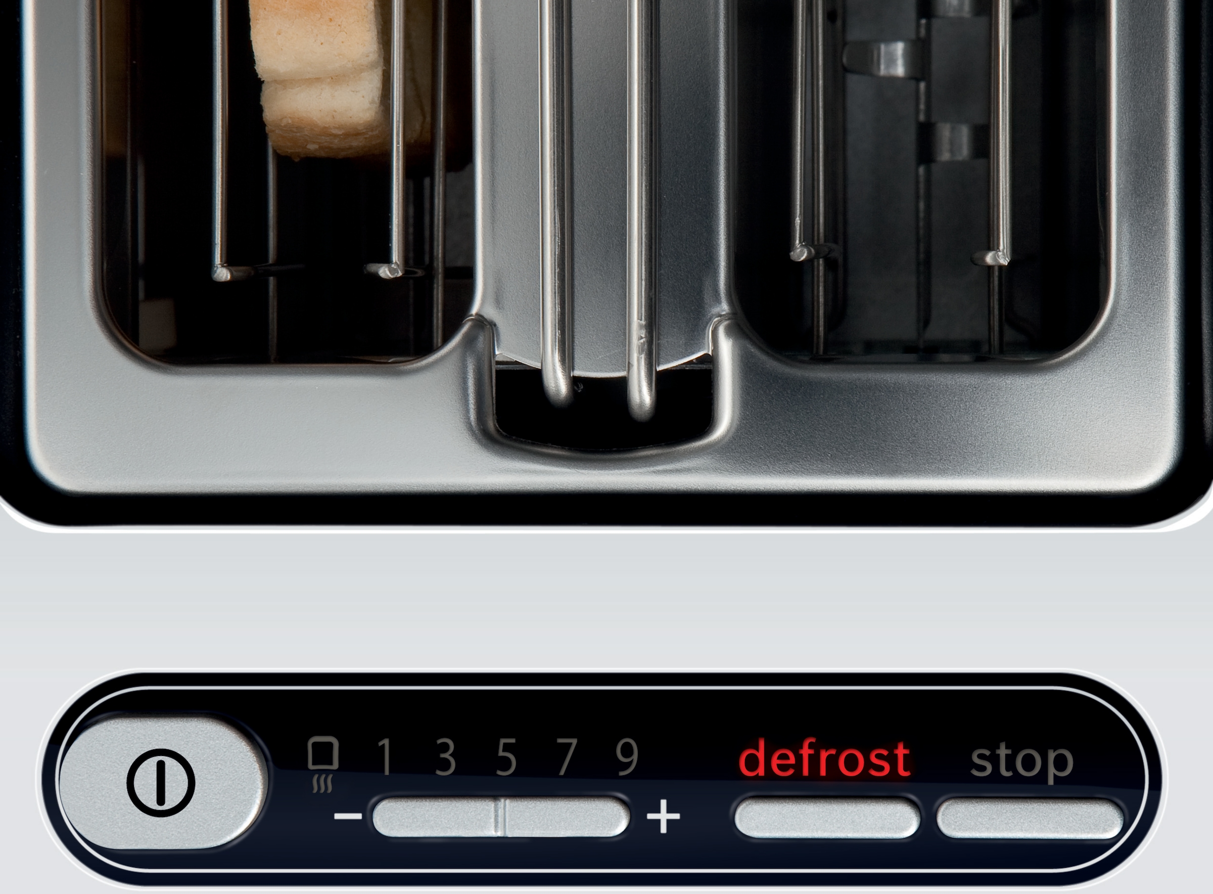 BOSCH Toaster »Styline TAT8611N, integrierter Brötchenaufsatz, Liftfunktion,«, 860 W, Auftaufunktion, Abschaltautomatik, Brotzentrierung, Edelstahl/weiß