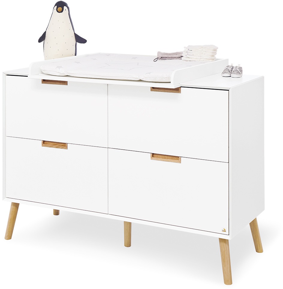 Pinolino® Wickelkommode »Edge«, bis 15 kg, extrabreit; Made in Europe, 140 cm