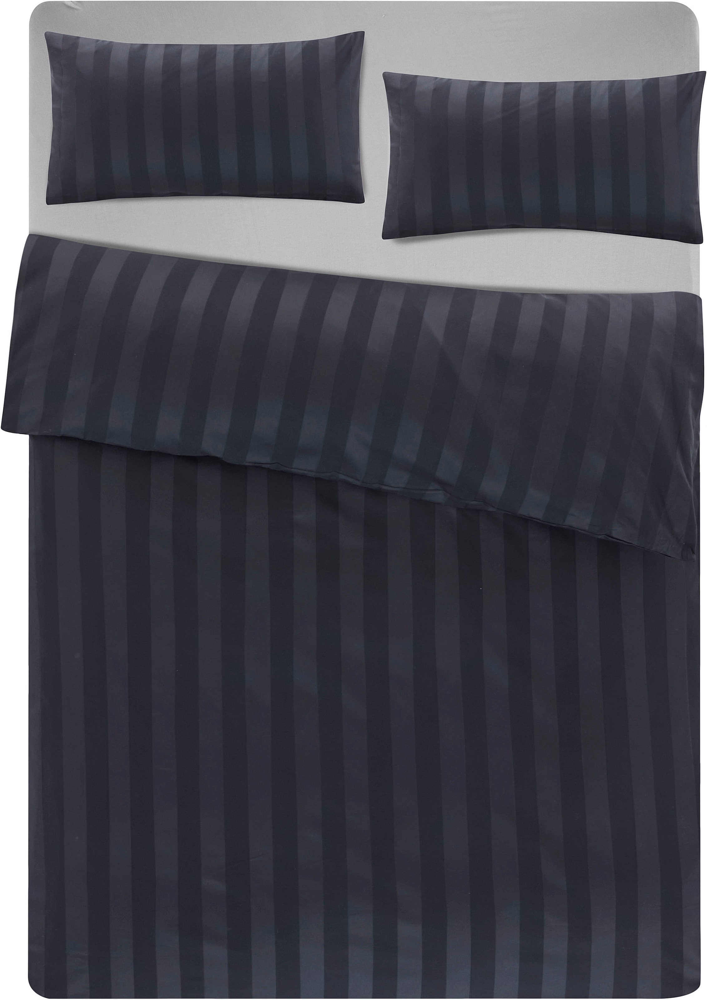 Leonique Bettwäsche »Malia in Gr. 135x200 oder 155x220 cm«, zeitlose Bettwäsche aus Baumwolle, Bettwäsche in Mako-Satin-Qualität