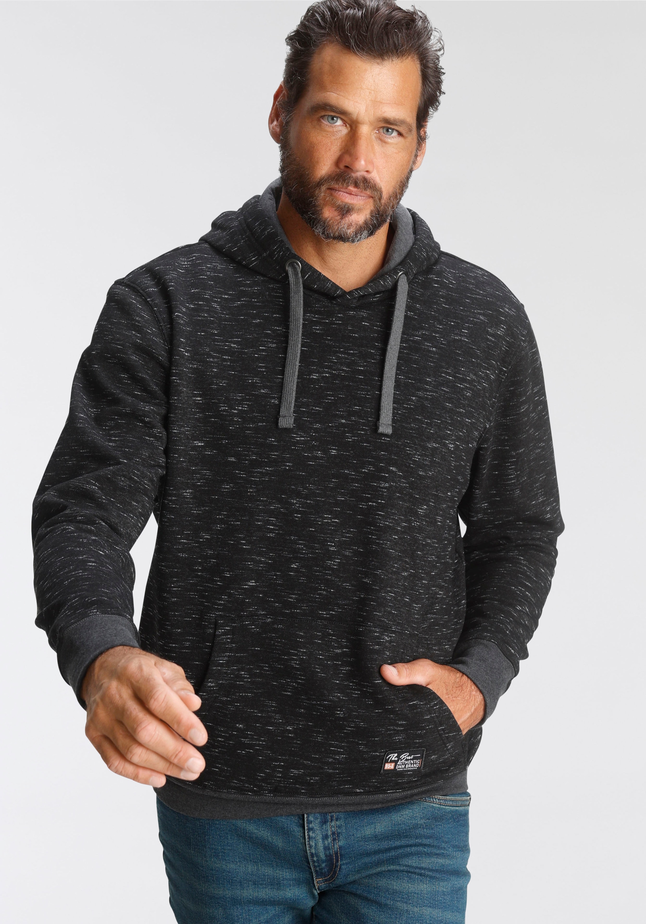 Man's World Kapuzensweatshirt, kontrastfarbene Details online shoppen bei  OTTO