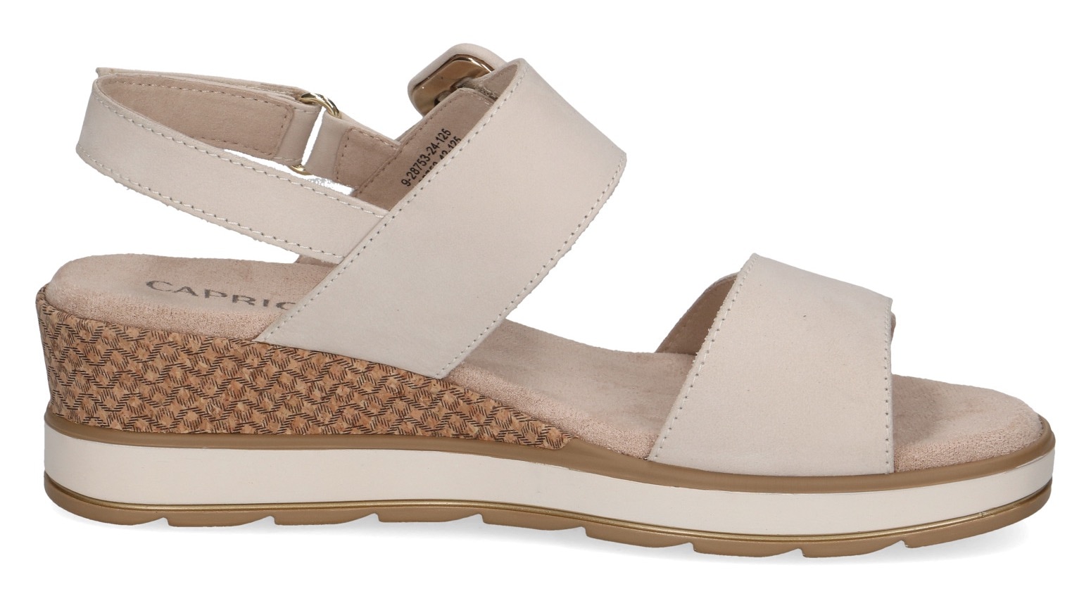 Caprice Keilsandalette, Sommerschuh, Riemchensandale in bequemer Weite