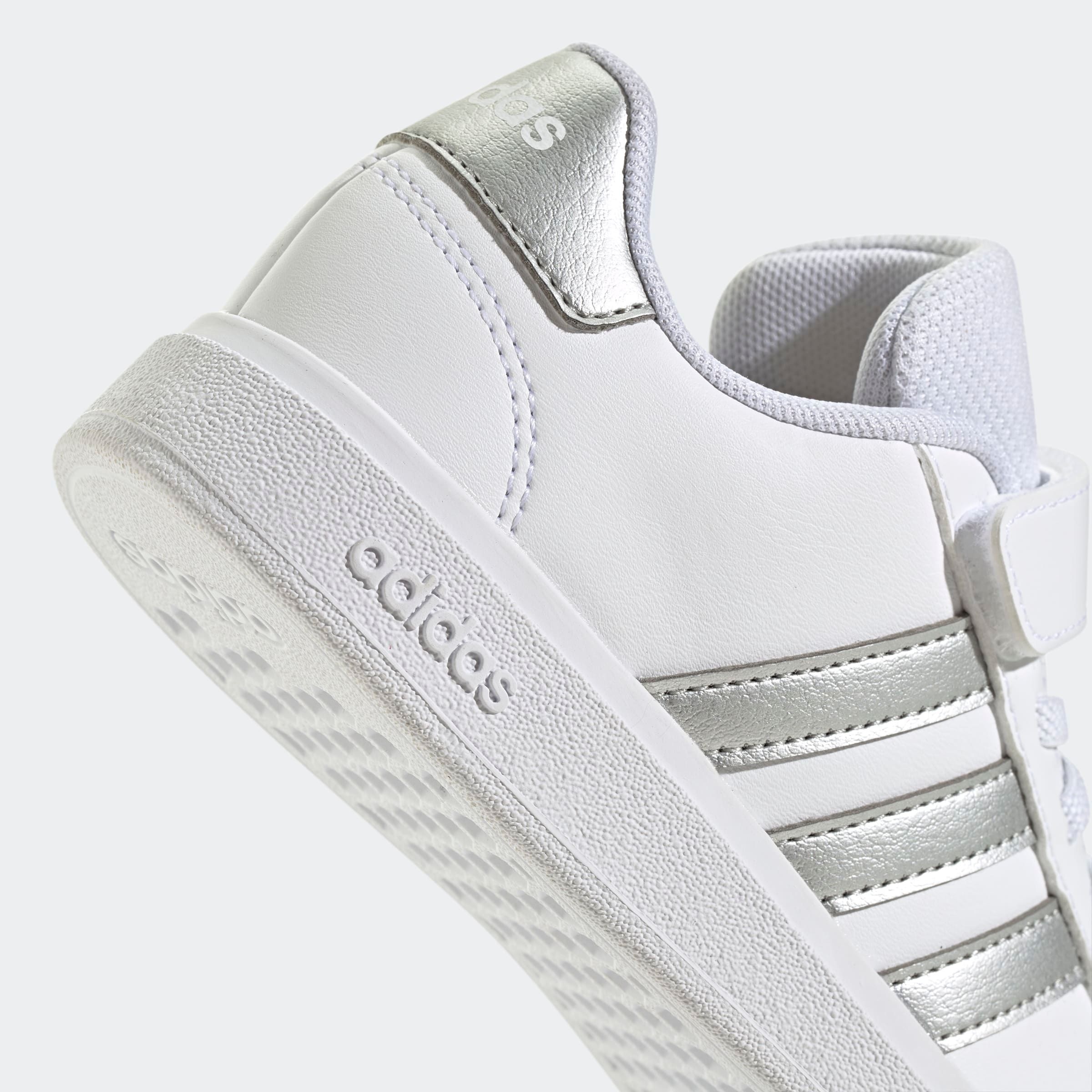 adidas Sportswear Sneaker »GRAND COURT 2.0 KIDS«, Design auf den Spuren des adidas Superstar