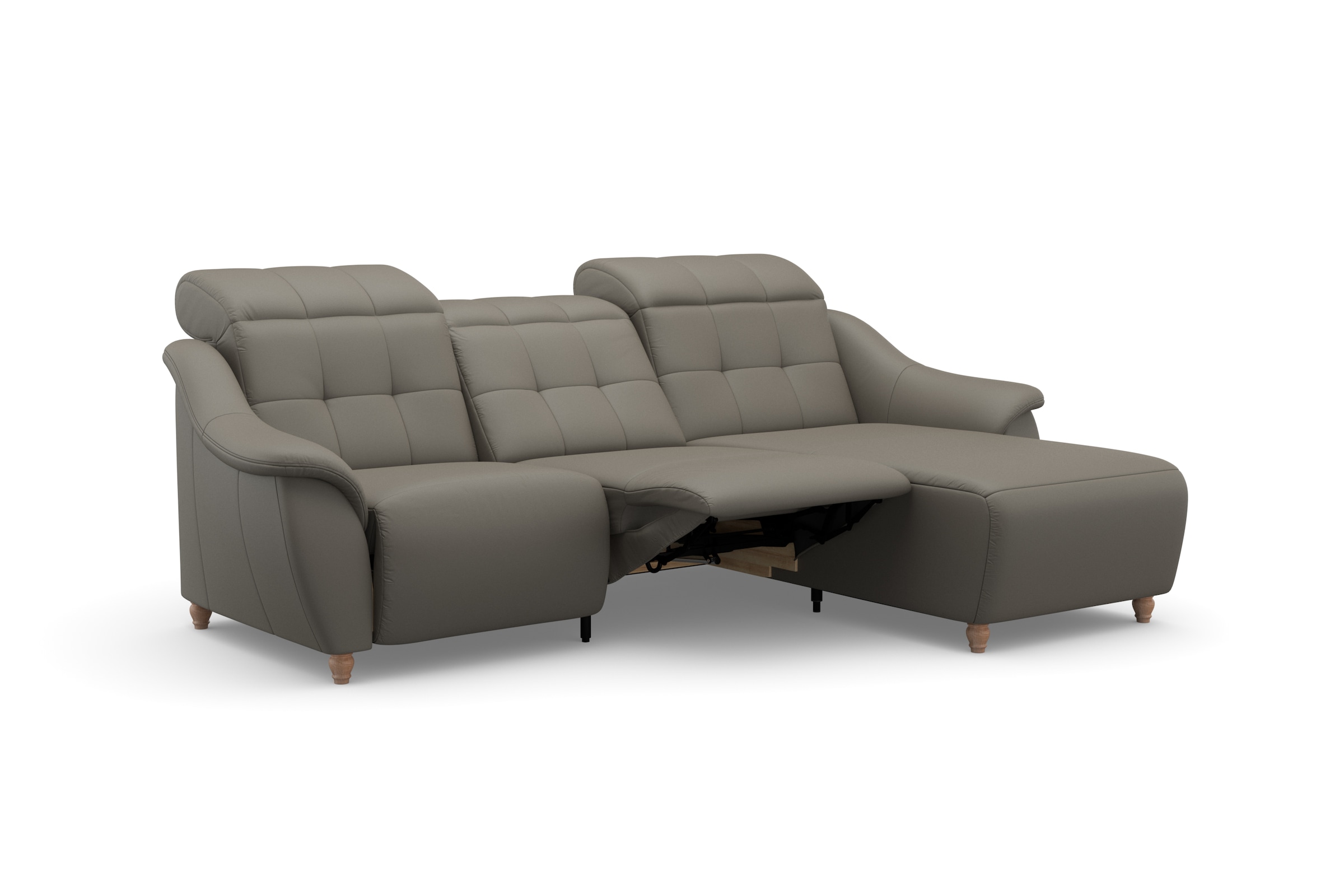 Home affaire Ecksofa »Boston L-Form«, (2 St.), Kopfteilverstellung an jeder Sitzfläche, wahlweise Relaxfunktion