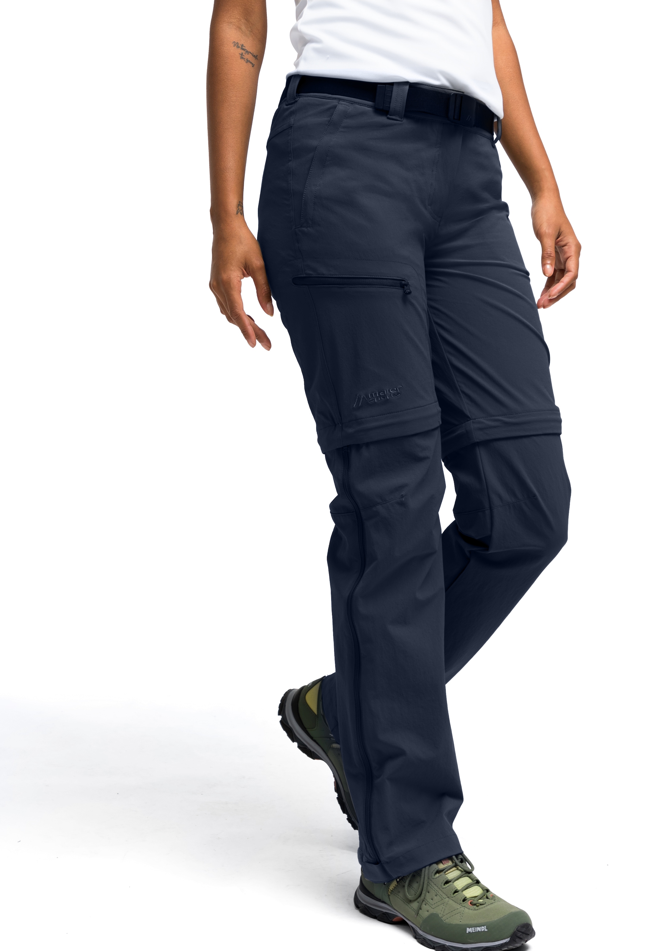 Maier Sports Funktionshose »Nata«, Damen Wanderhose, zipp-off Outdoor-Hose, 3 Taschen, Regular Fit