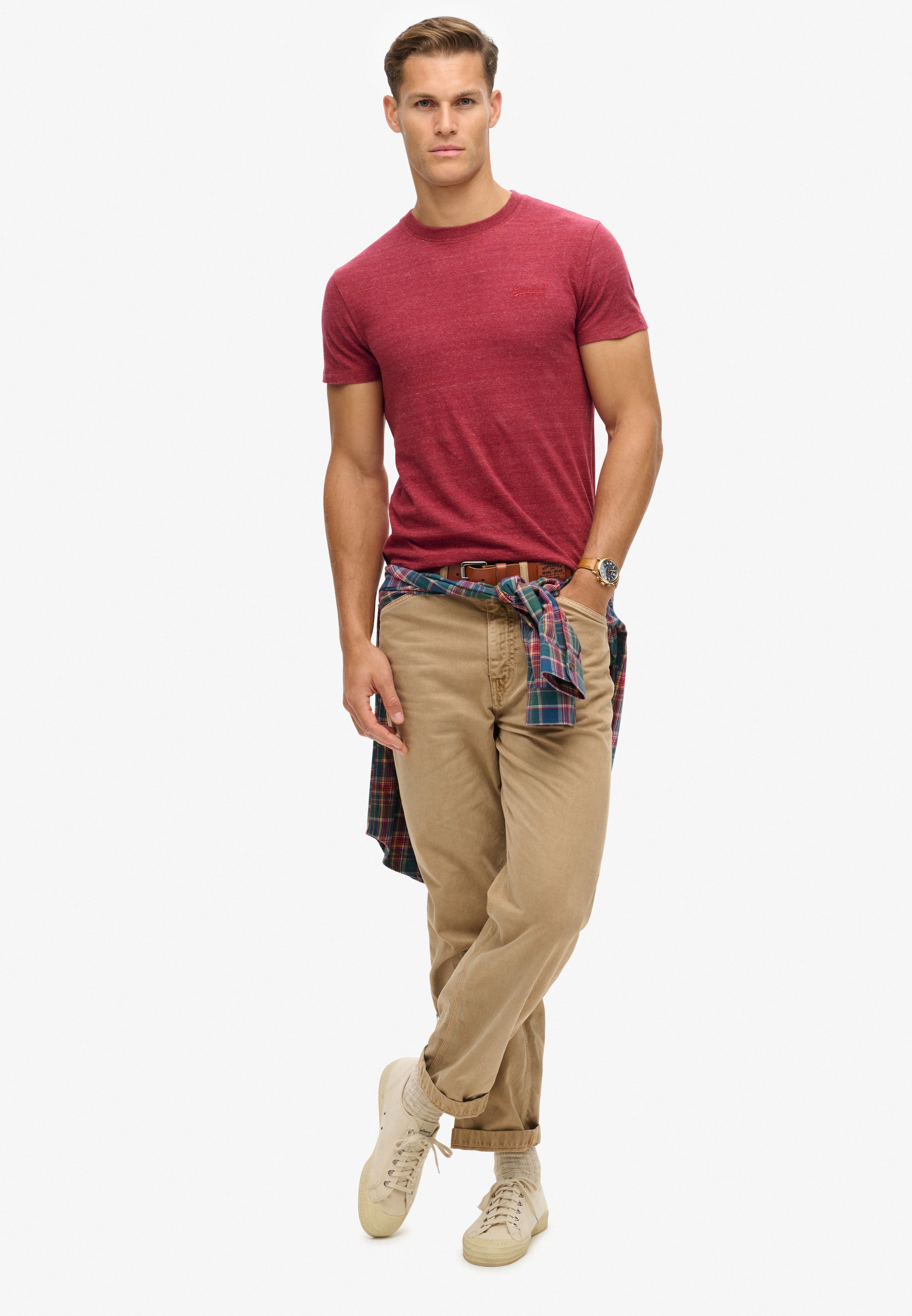 Superdry Rundhalsshirt »ESSENTIAL LOGO EMB TEE«