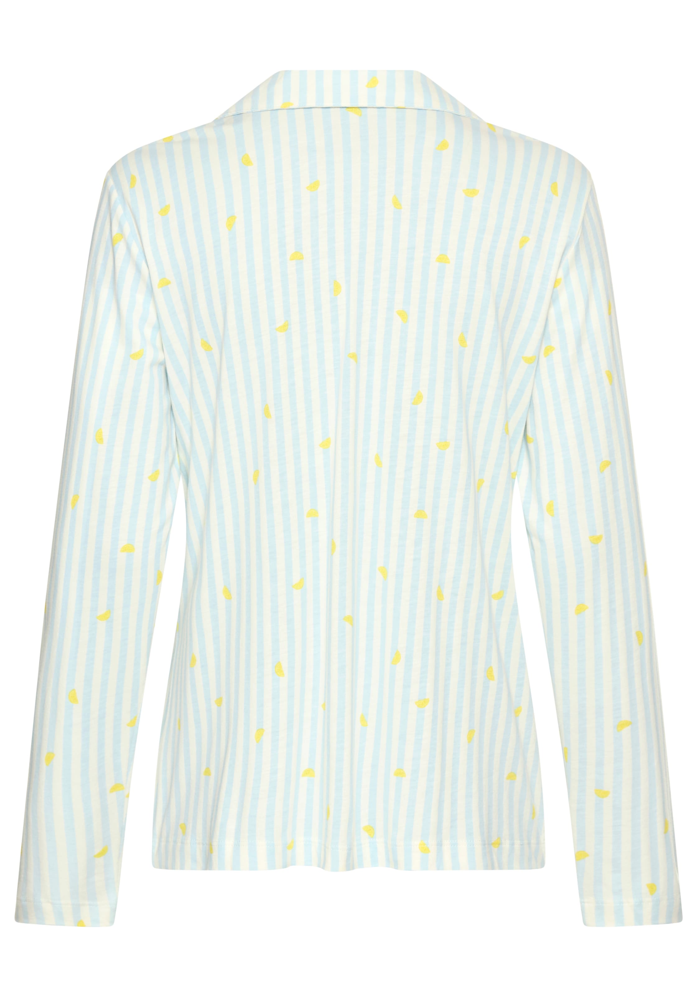 Vivance Dreams Pyjamaoberteil mit süßem Streifen- und Früchtedruck