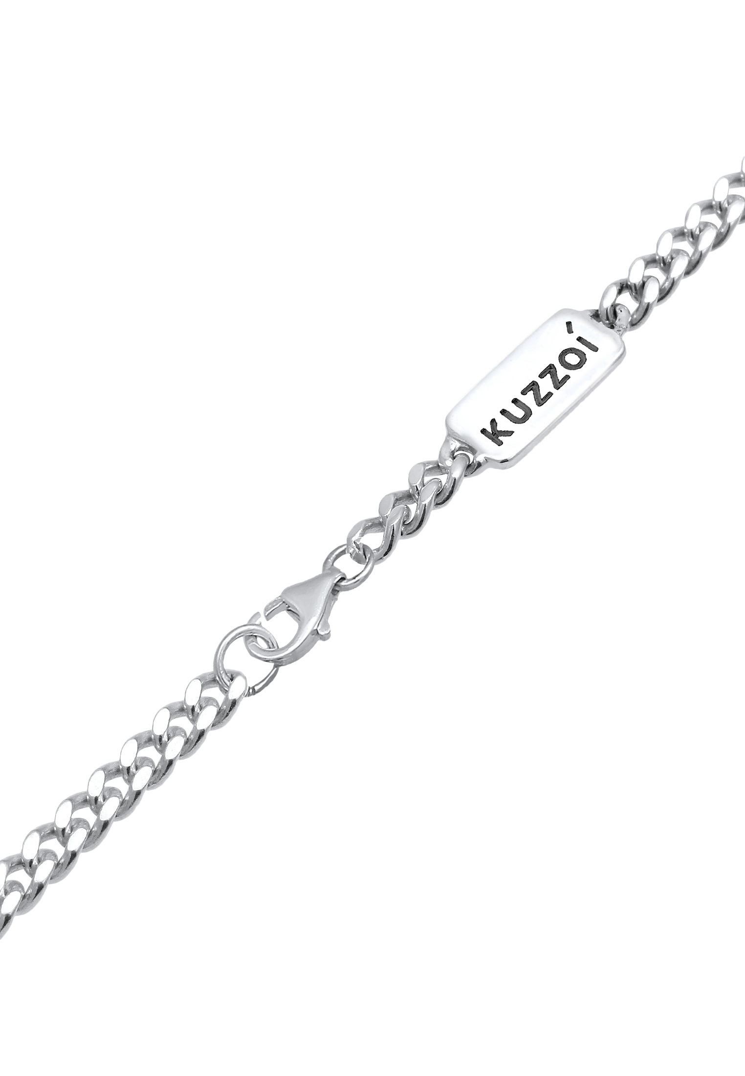 Kuzzoi Kette mit Anhänger »Halskette Herren Panzerkette Schange Snake 925 Silber«