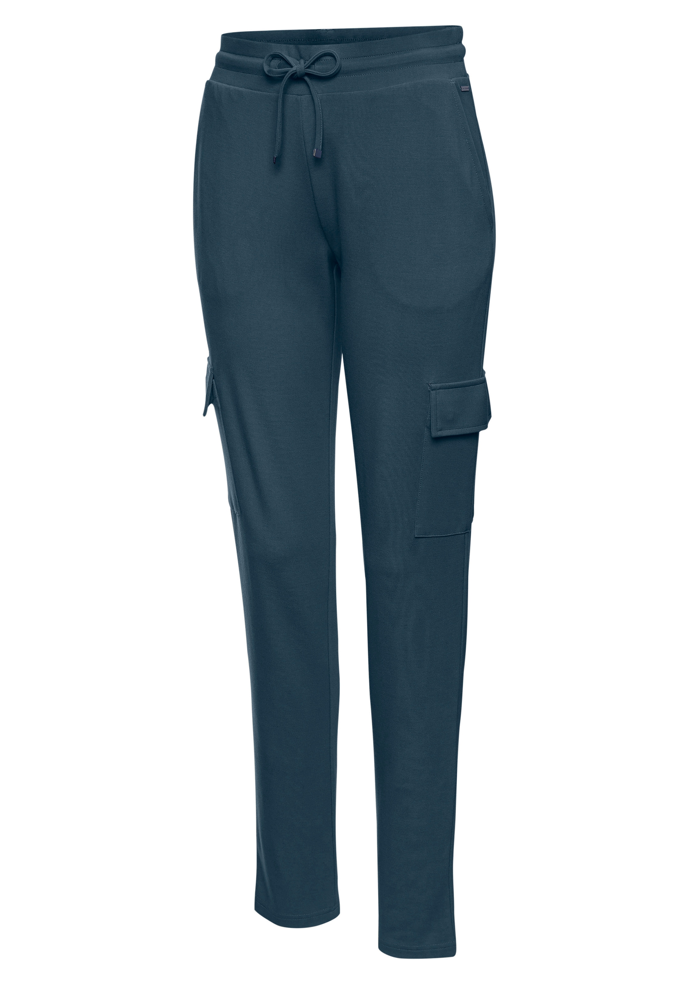 LASCANA Cargohose  in weich fließendem Material, Loungewear