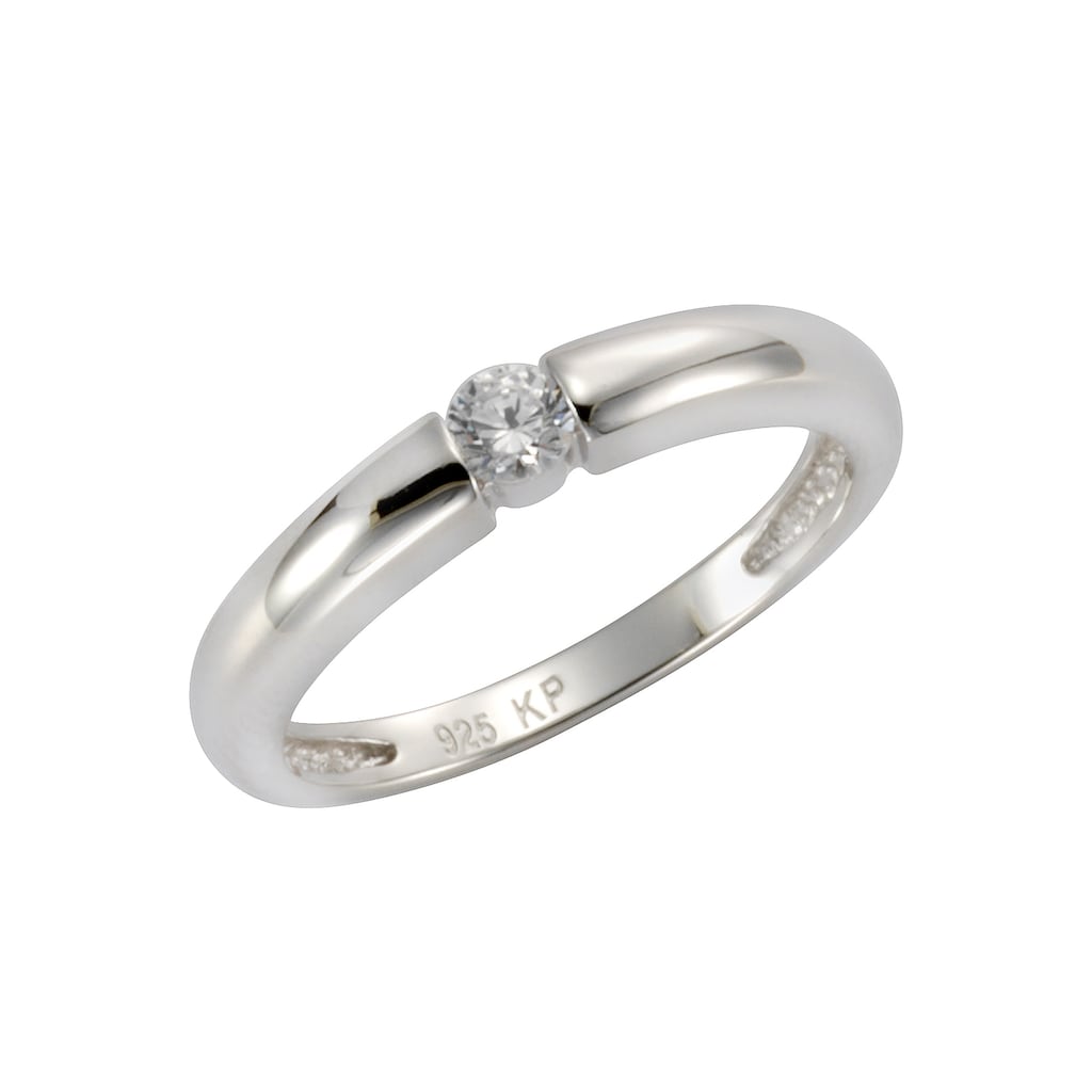 Firetti Fingerring »Schmuck Geschenk Silber 925 Damenring Verlobungsring Solitär«