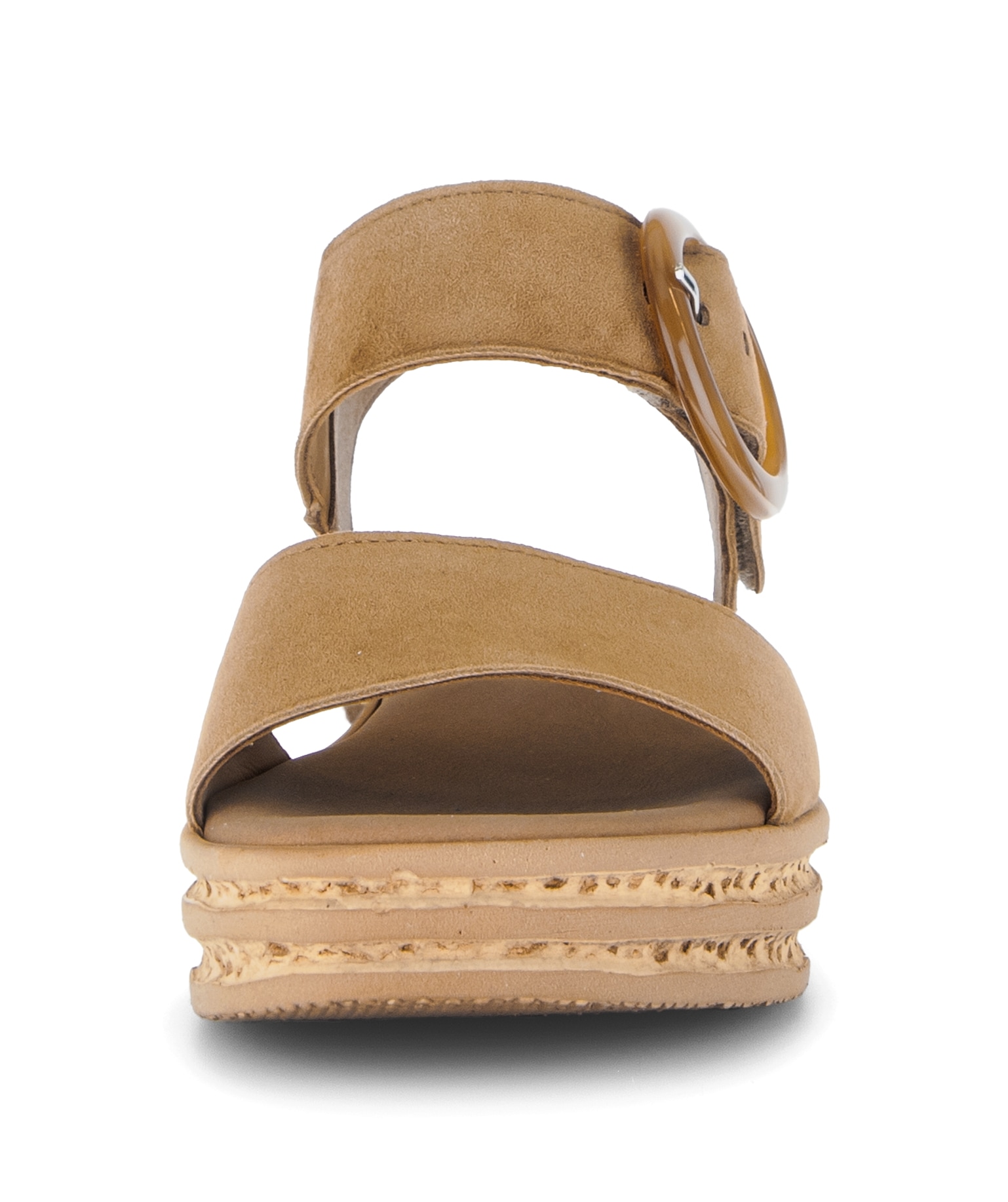 Gabor Keilsandalette  , Riemchensandale, Sommerschuh mit modischer Zierschnalle