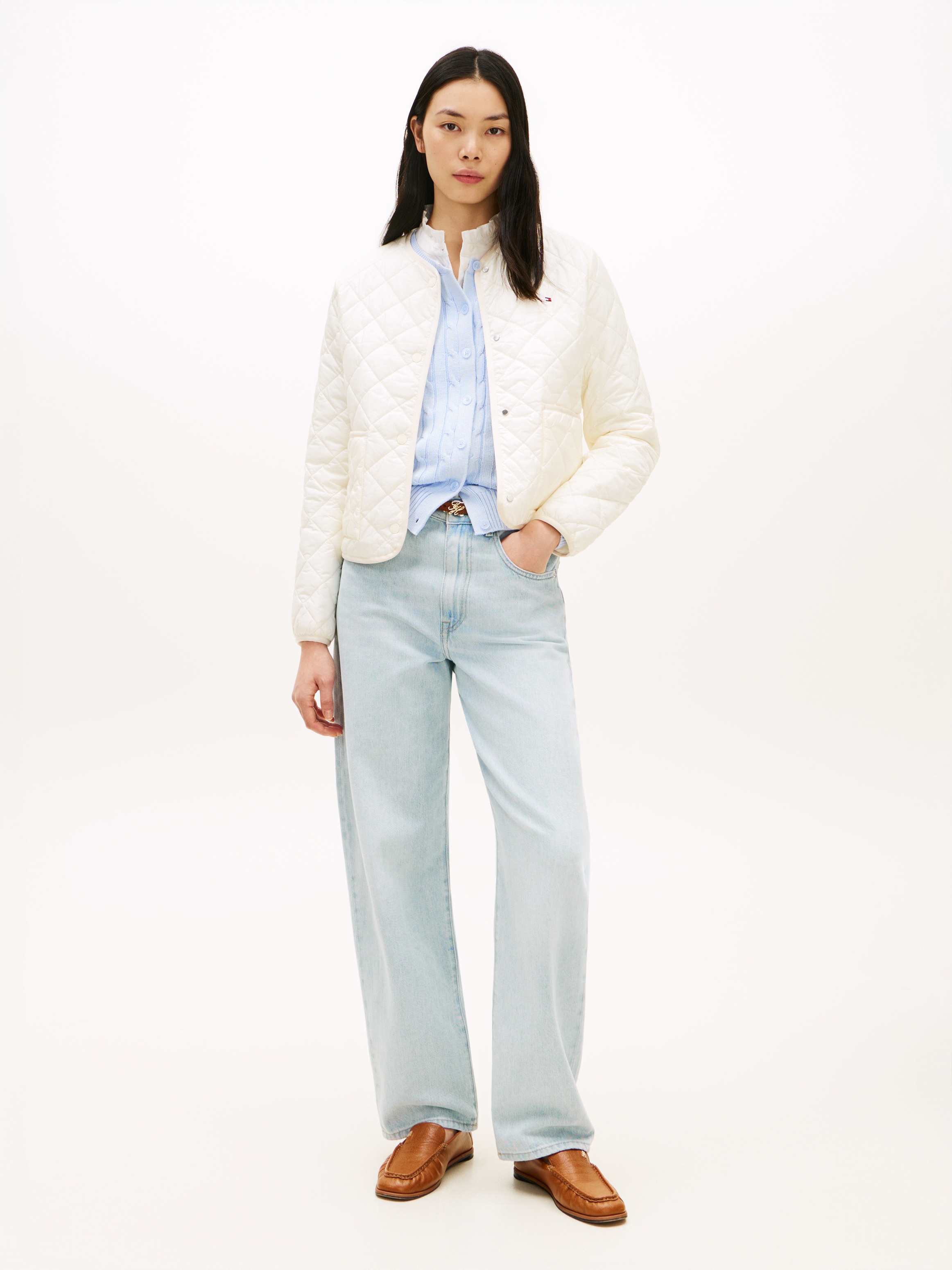 Tommy Hilfiger Steppjacke »LW PADDED REG QUILTED JACKET« in leicht verkürzter Länge, Regular Fit