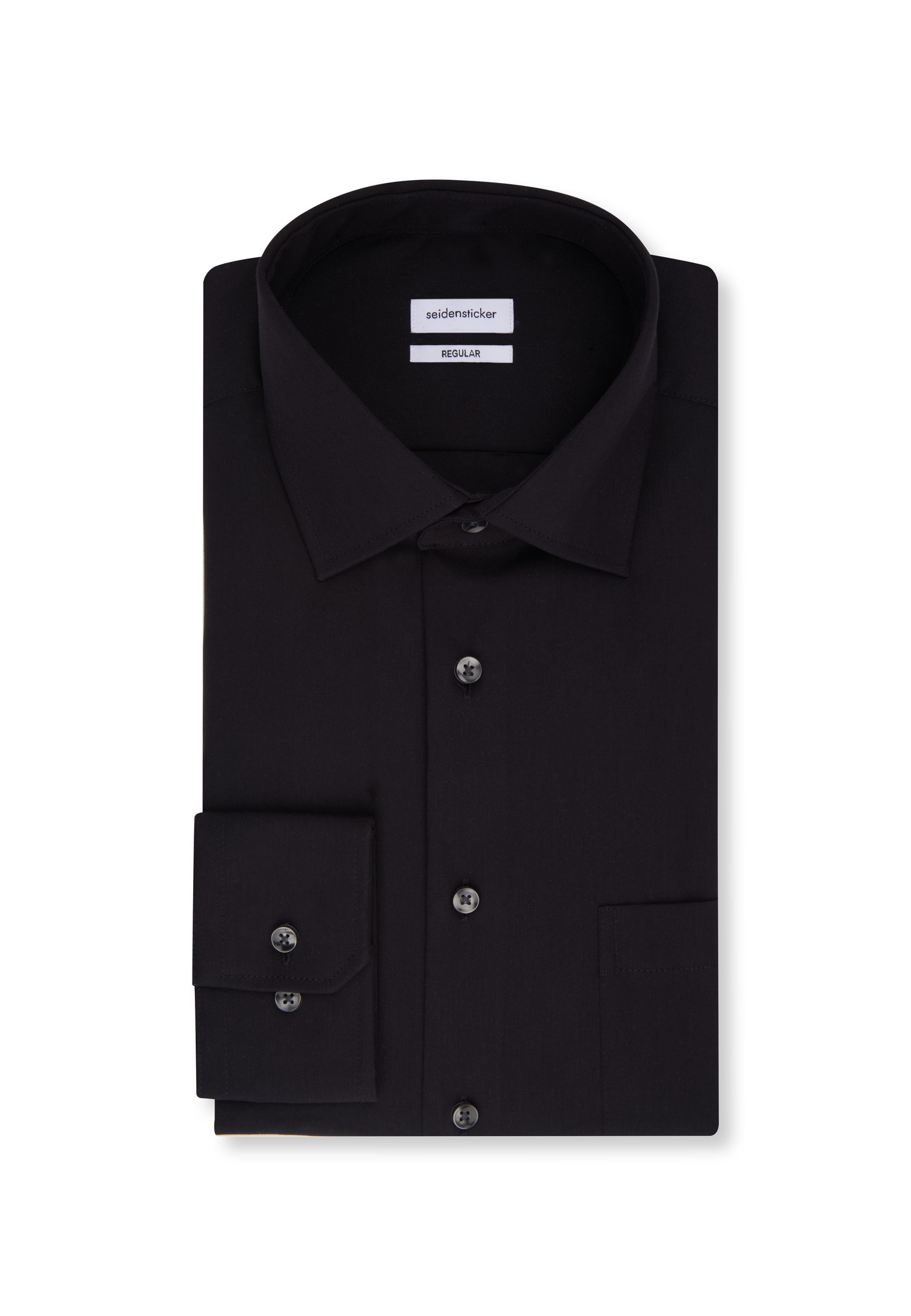 seidensticker Businesshemd »Schwarze Rose«, Regular 1/1 Extra lang Kentkragen Uni
