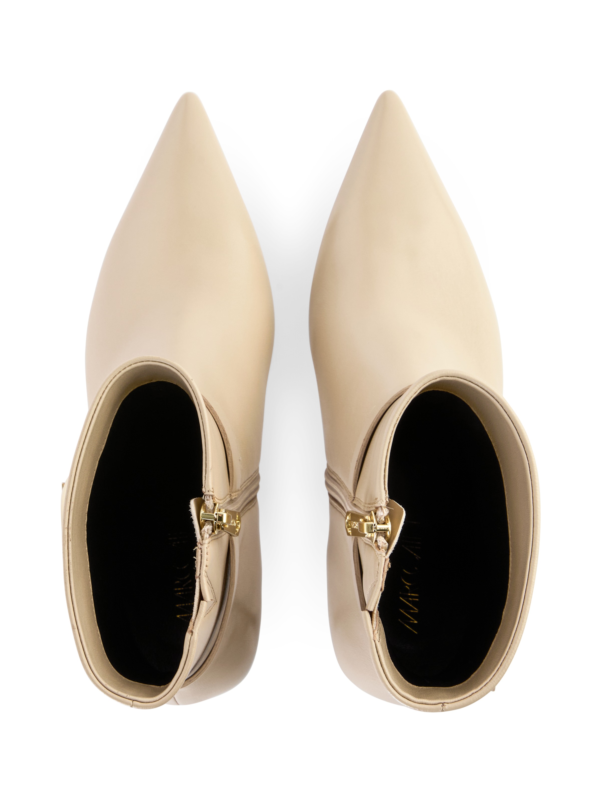 Marc Cain Stiefelette »Collections Feminine Rigour«, Stiletto, Kitten Heel mit Zierschnalle und Reißverschluss