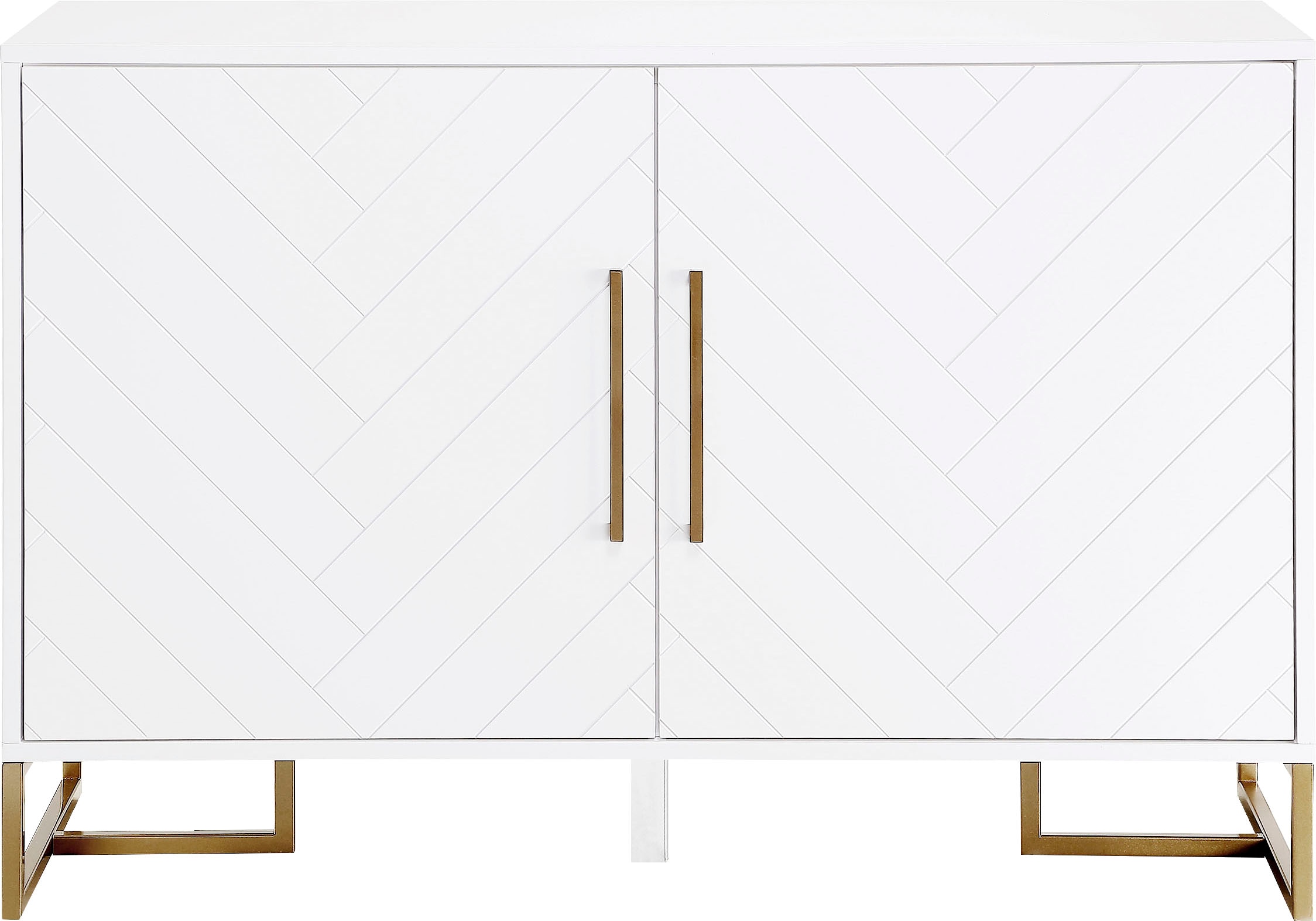 CosmoLiving by Cosmopolitan Sideboard »Herringbone«, Höhe 82 cm, Breite 122 cm
