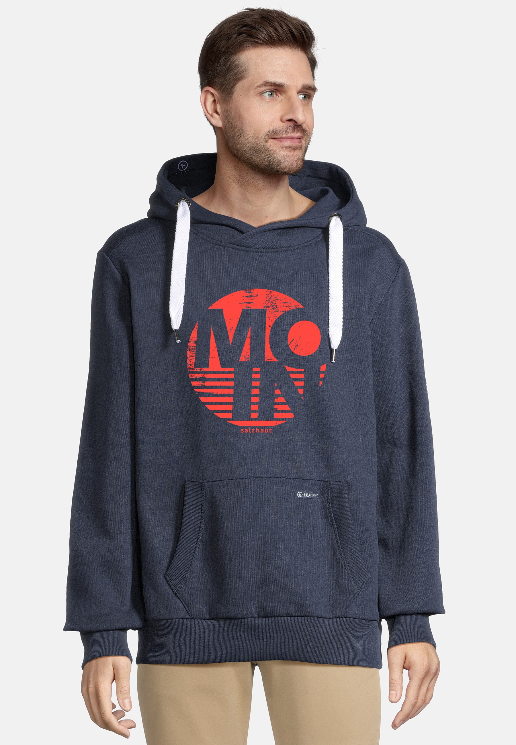 salzhaut Kapuzenpullover »Hoodie HEFF- MOIN RUND«