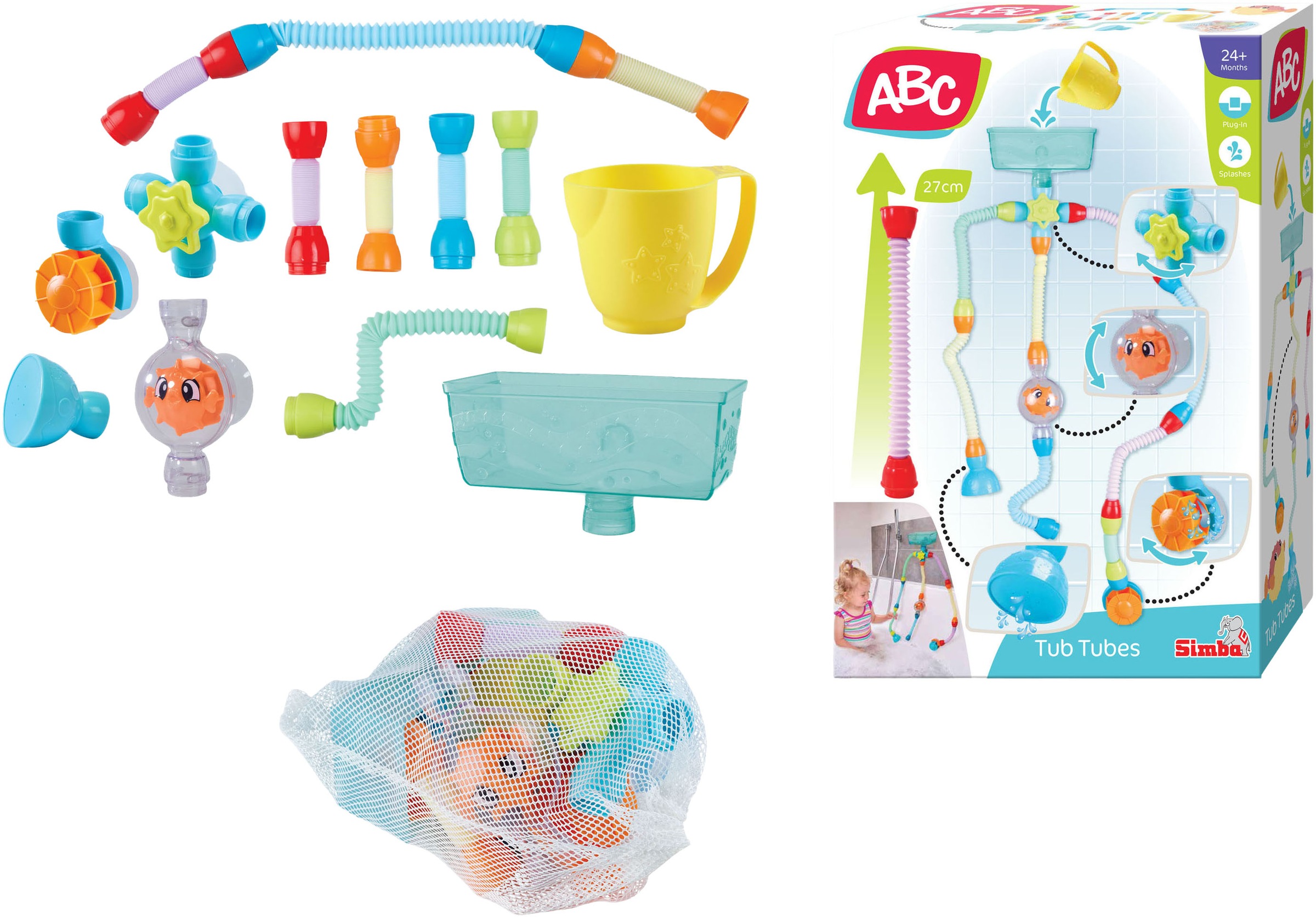 SIMBA Lernspielzeug »ABC Tub Tubes«