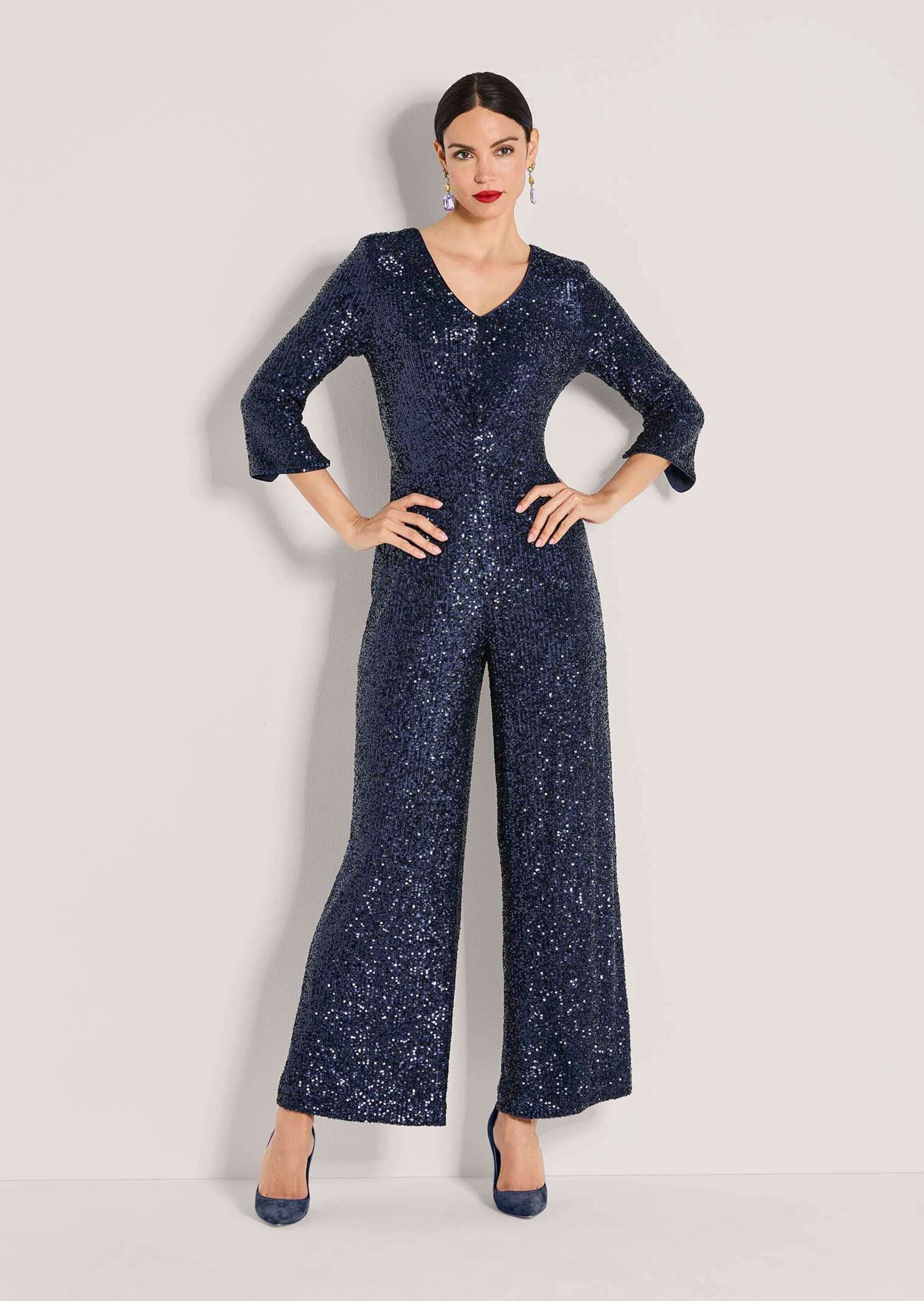 MADELEINE Overall »Jumpsuit Eleganter Pailletten-Einteiler«