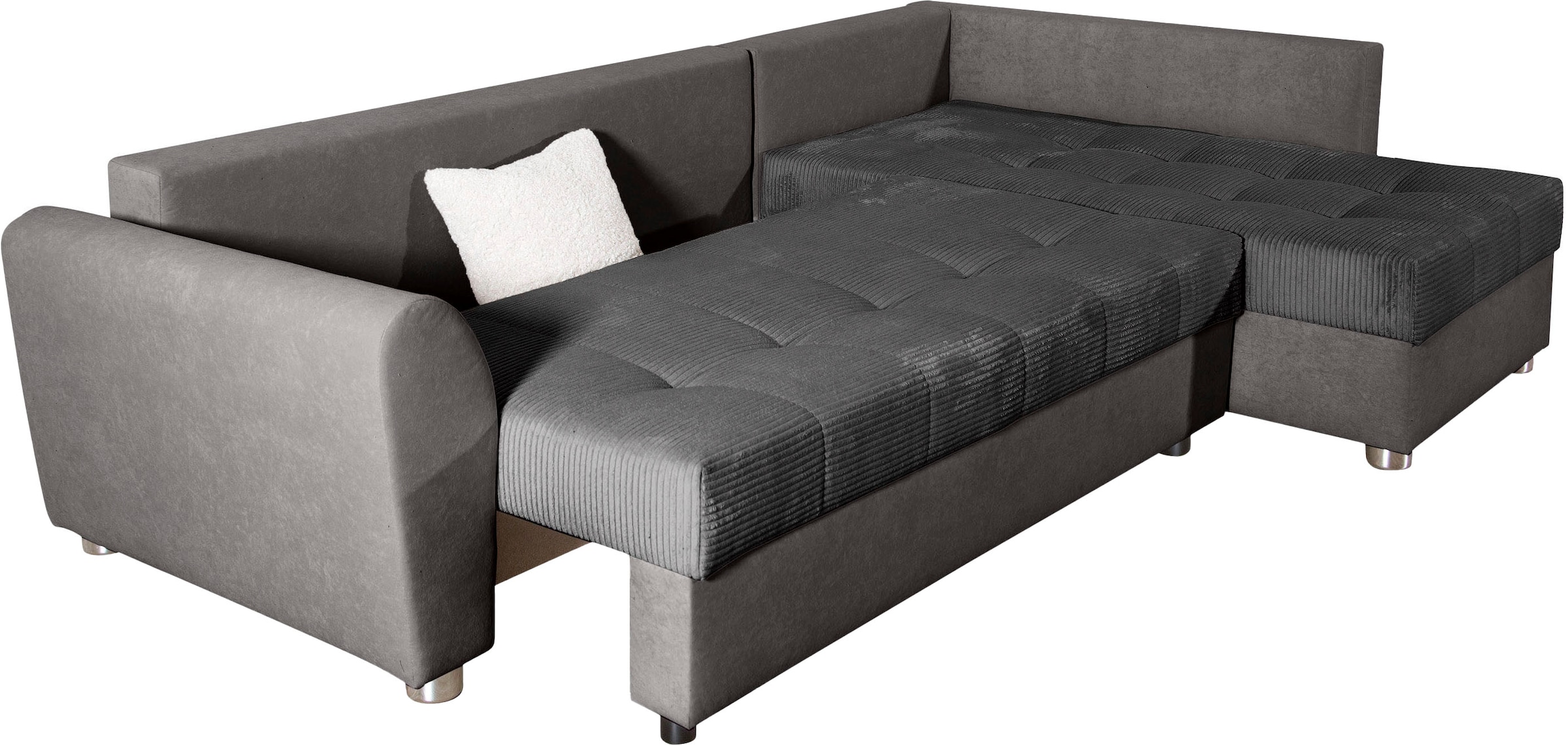 COLLECTION AB Ecksofa »JANA XL-Sofa L-Form«, inkl. Bettfunktion, Bettkasten und Bonnelfederkern
