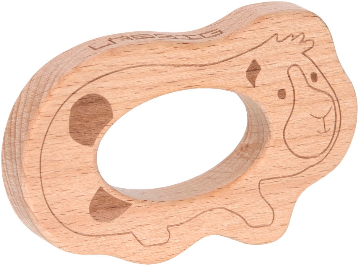 LÄSSIG Greifling »Teether Wood Set Little Mateys«, (Set, 4 tlg.), FSC® - schützt Wald - weltweit