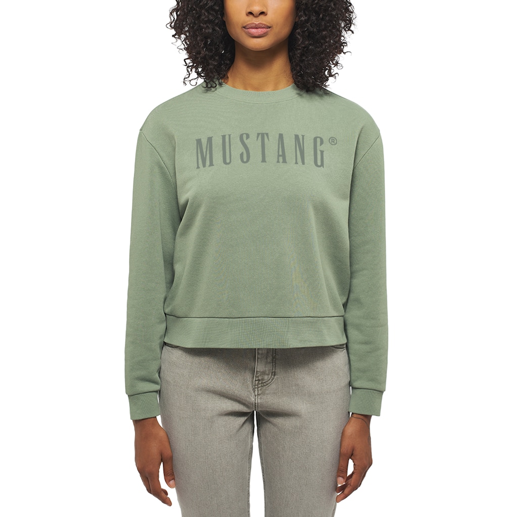 MUSTANG Sweatshirt »Style Bea C Logo Print«