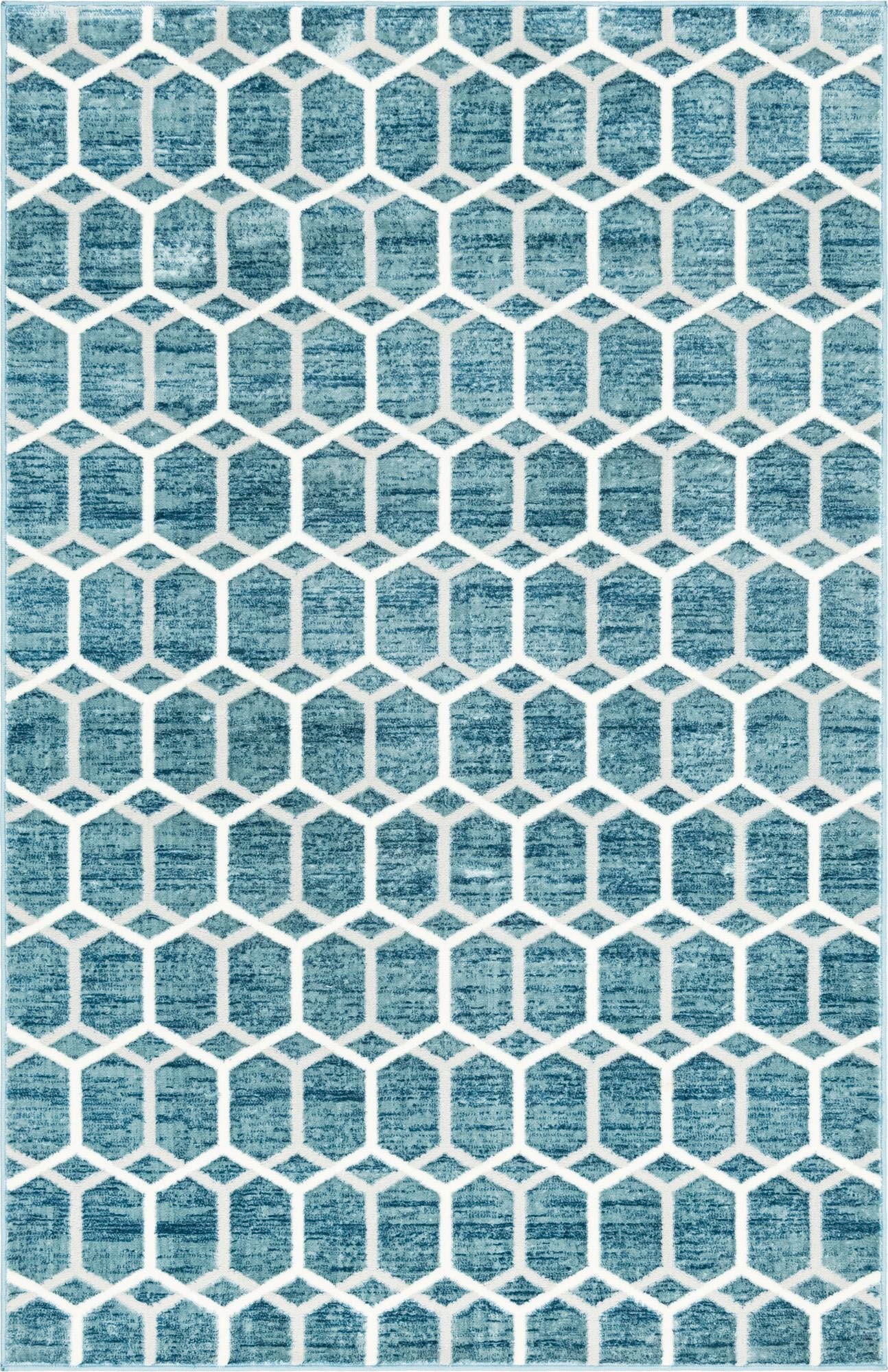 Teppich »Titan Trellis«, rechteckig, Kurzflor, gewebt, modernes geometrisches Design