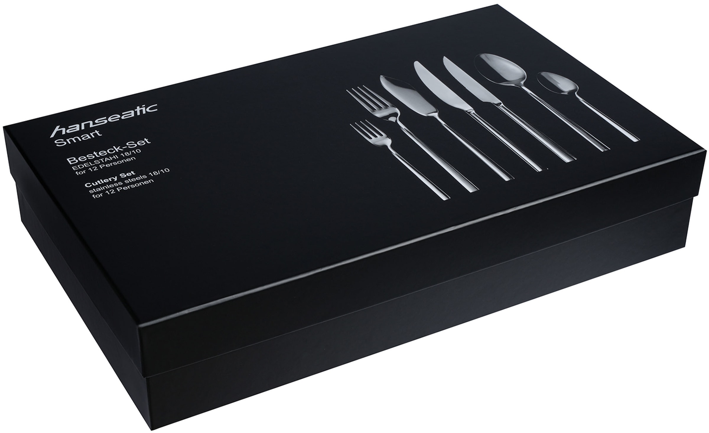 Hanseatic Besteck-Set »SMART, glänzend«, (Set, 84 tlg.), leichtes und minimalistisches Design