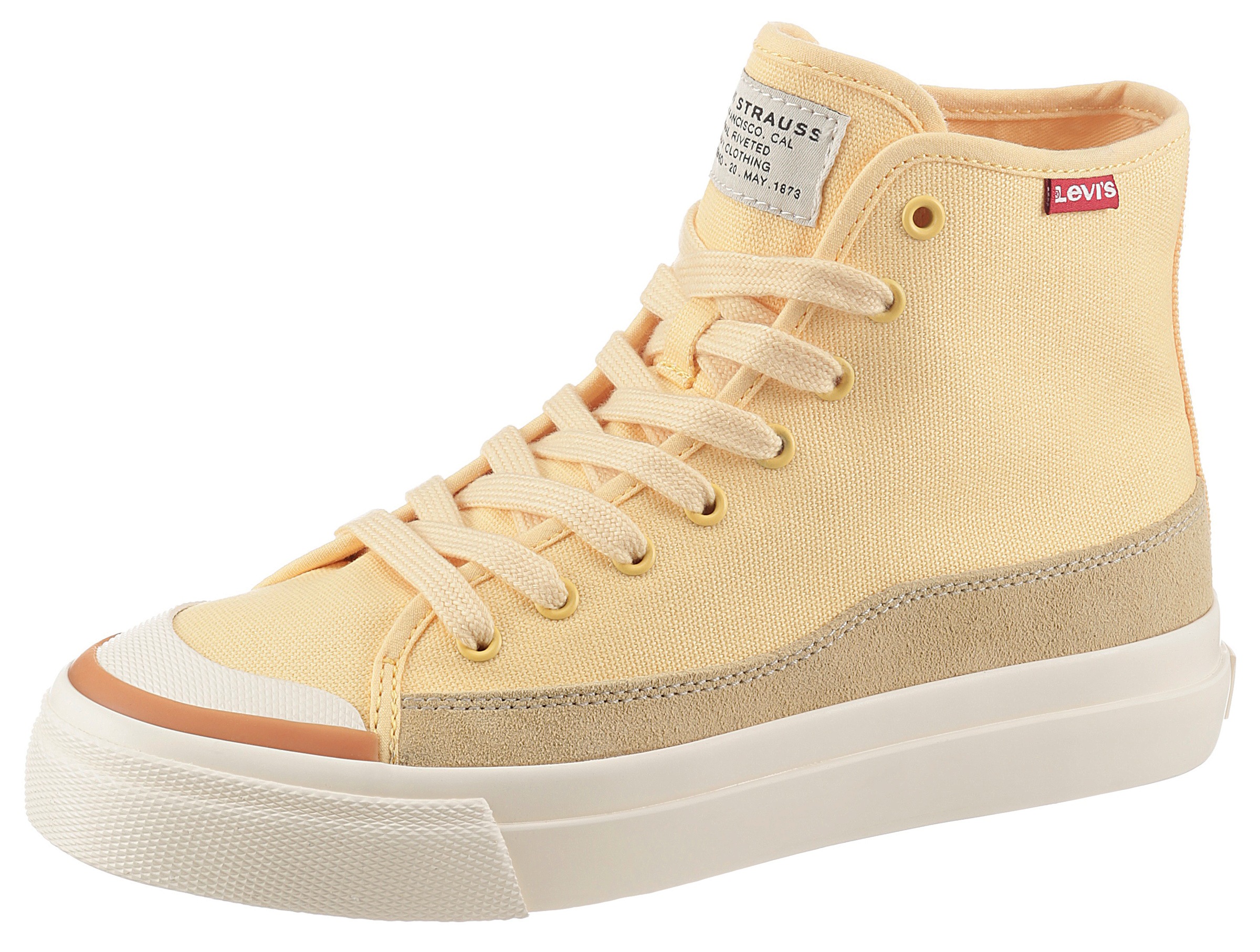 Levi's® Plateausneaker »Squre High S«, mit Logo-Aufnäher auf der Zunge