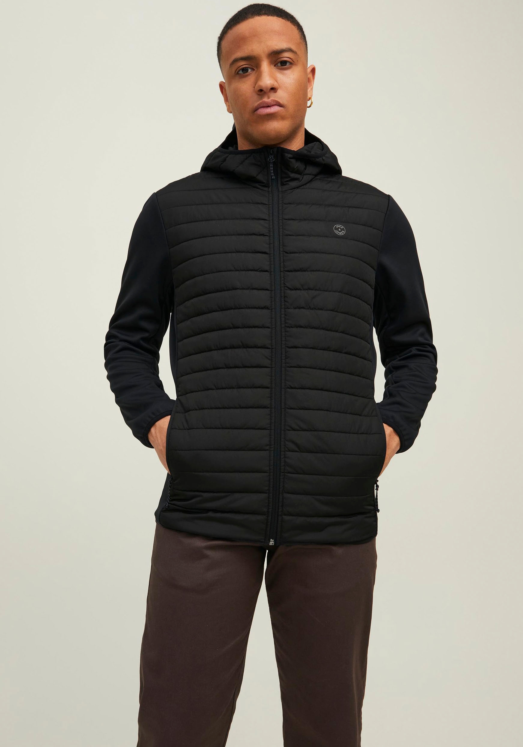 Jack & Jones Steppjacke »JJEMULTI QUILTED JACKET NOOS«, mit Kapuze