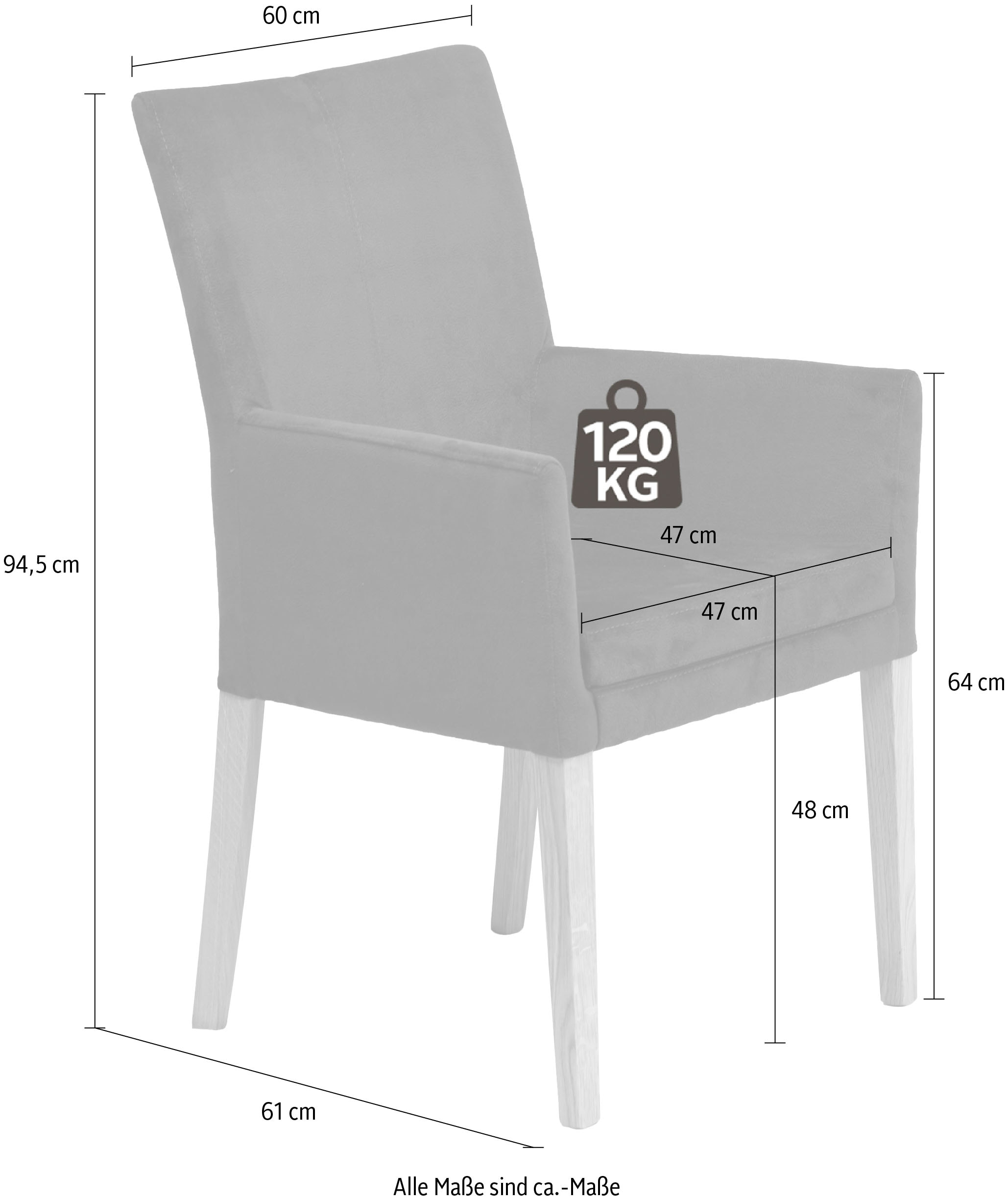 Home affaire Armlehnstuhl »Aspen« ()