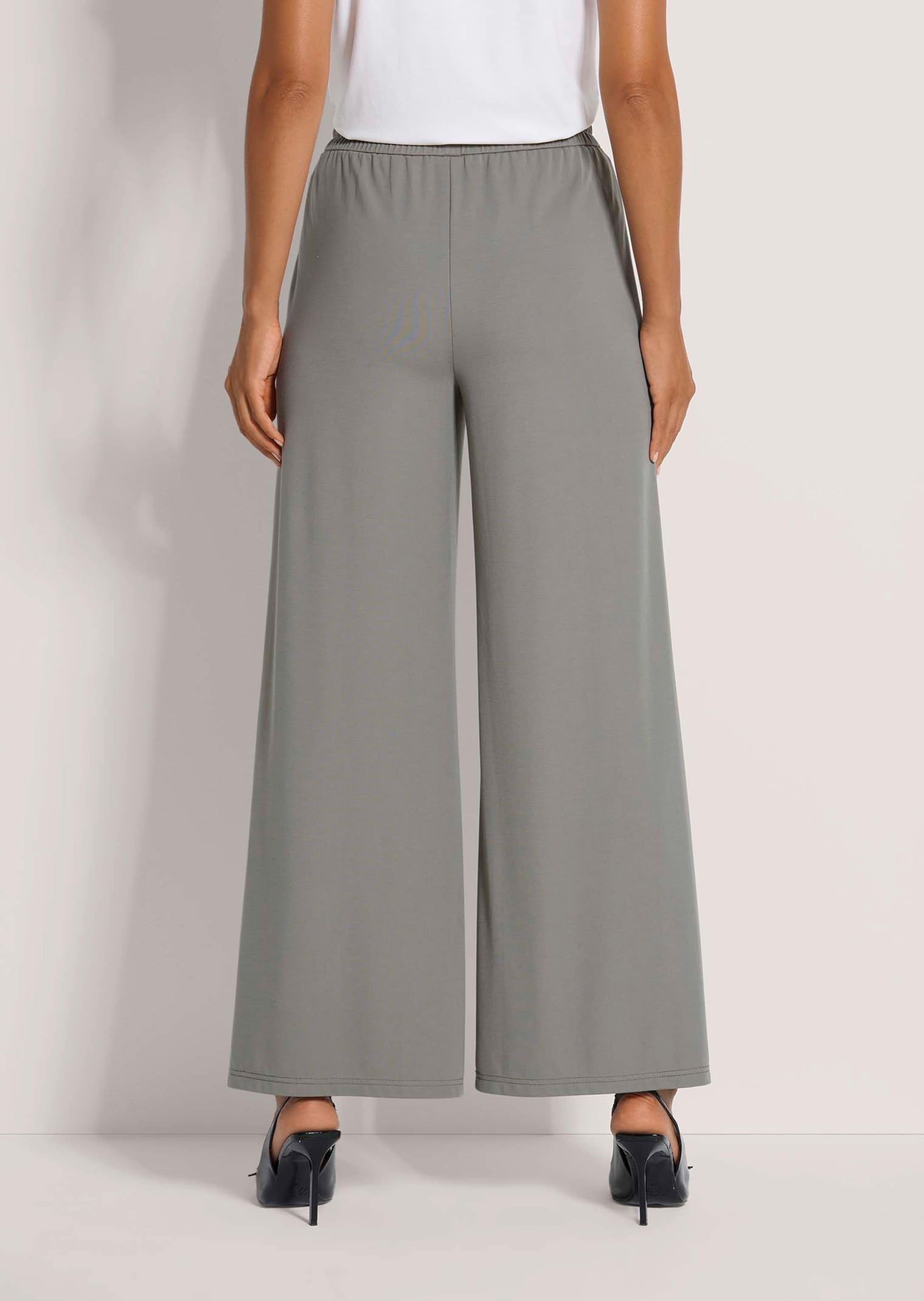 MADELEINE Jerseyhose »Jerseyhose Schlupfhose mit Tunnelzug«  Jerseyhose mit weitem Bein