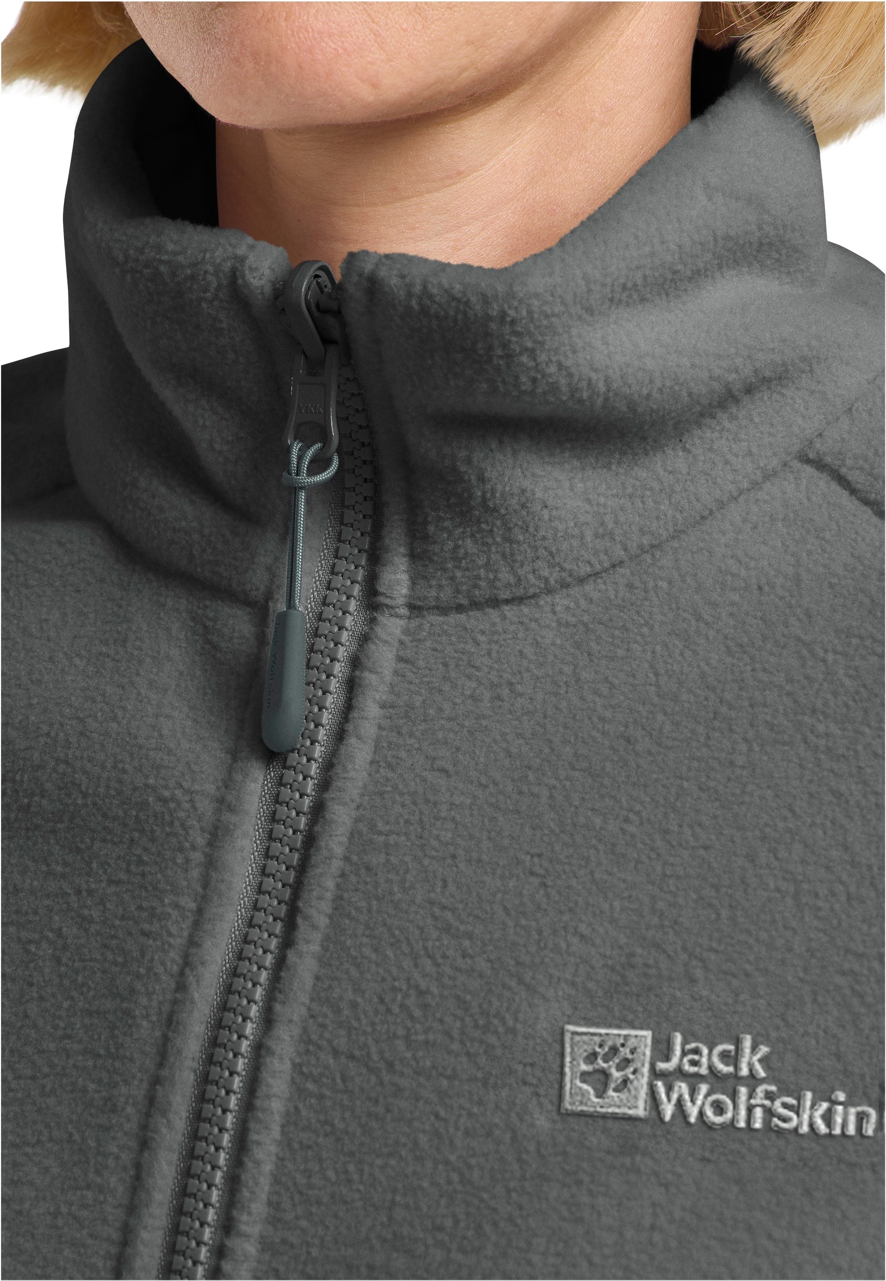 Jack Wolfskin Fleecejacke, Atmungsaktiv, leicht, Übergangsjacke