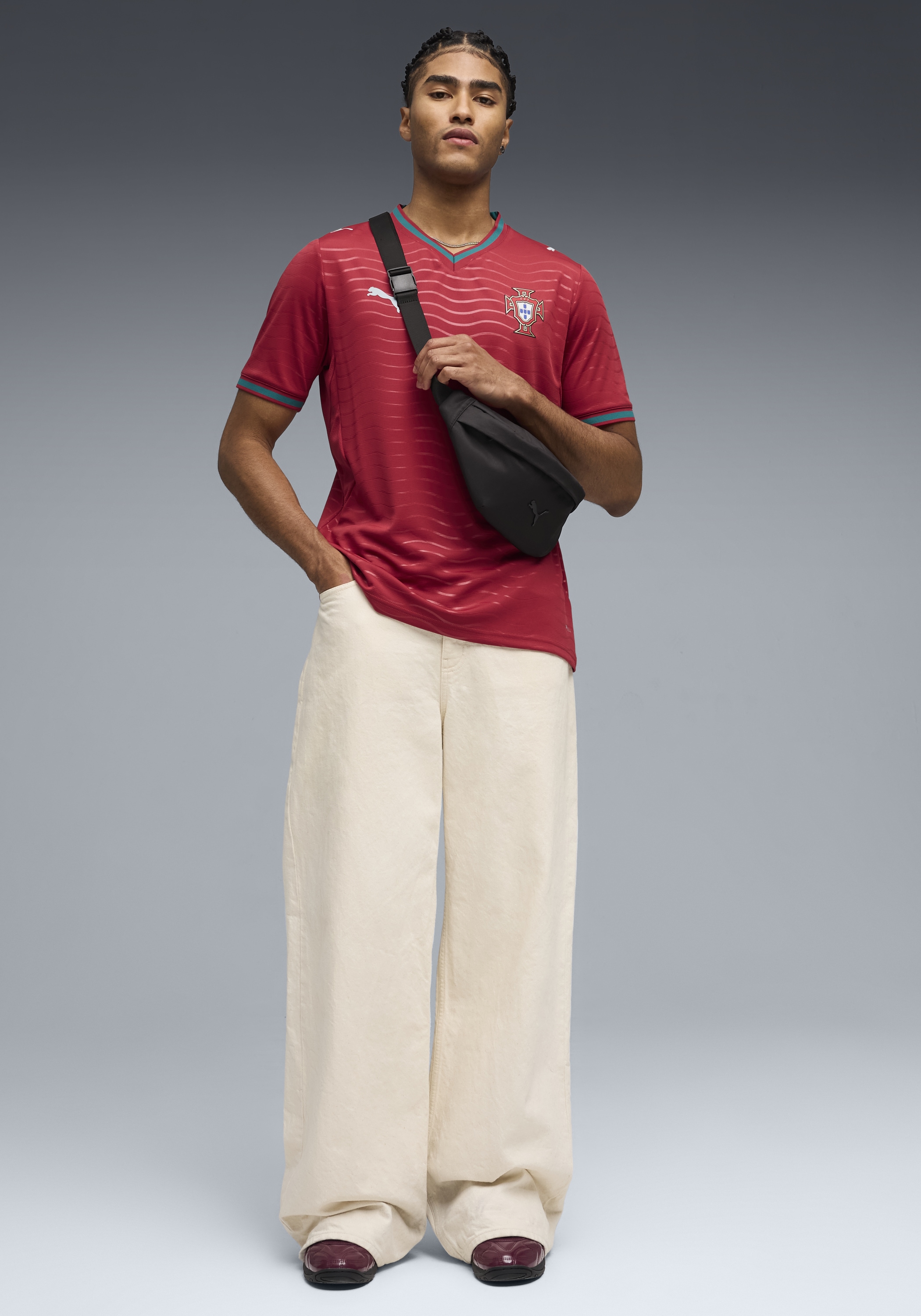 PUMA Fußballtrikot »FPF HOME JERSEY REPLICA« für Fußball, Kurzarm, mit Rundhalsausschnitt, DryCELL-Technologie