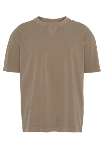 BOSS ORANGE T-Shirt, mit V-Detail am Rundhalsausschnitt kaufen