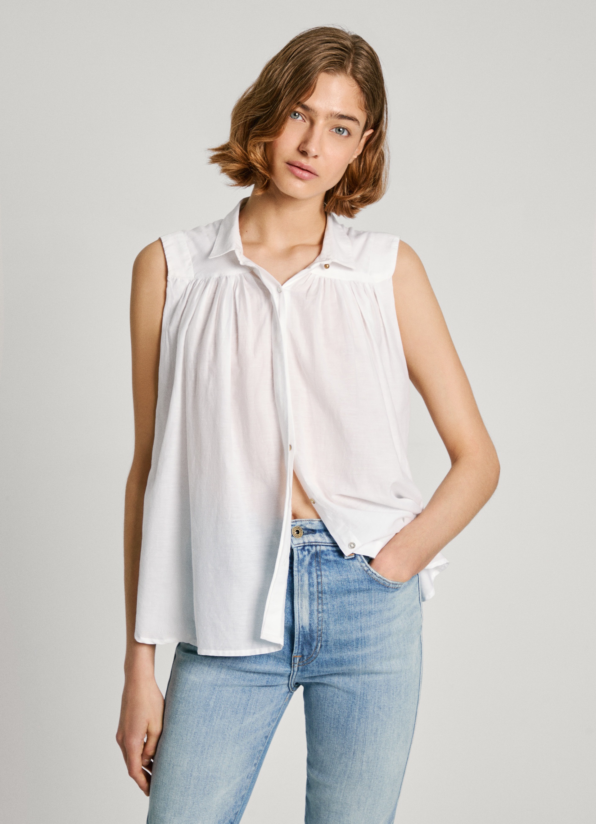 Pepe Jeans Blusentop »MINA«, aus Baumwolle