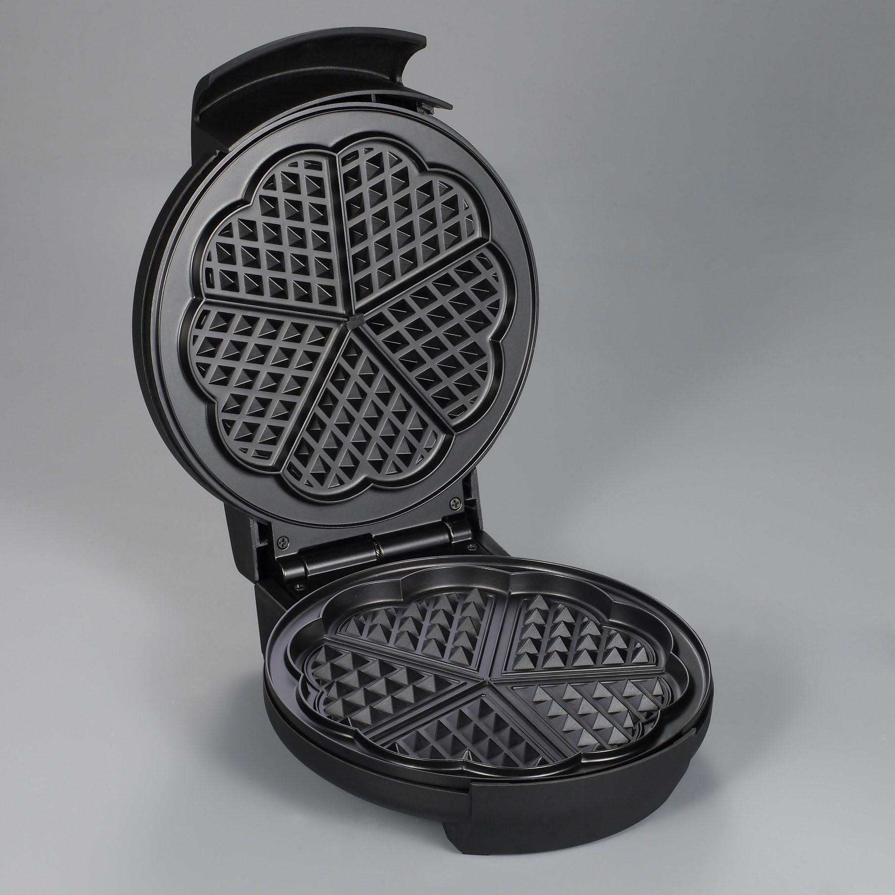 Severin Waffeleisen »WA 2103«, 1200 W, Waffeln in Herzform, Antihaftbeschichtung, Temperaturregler, Backampel